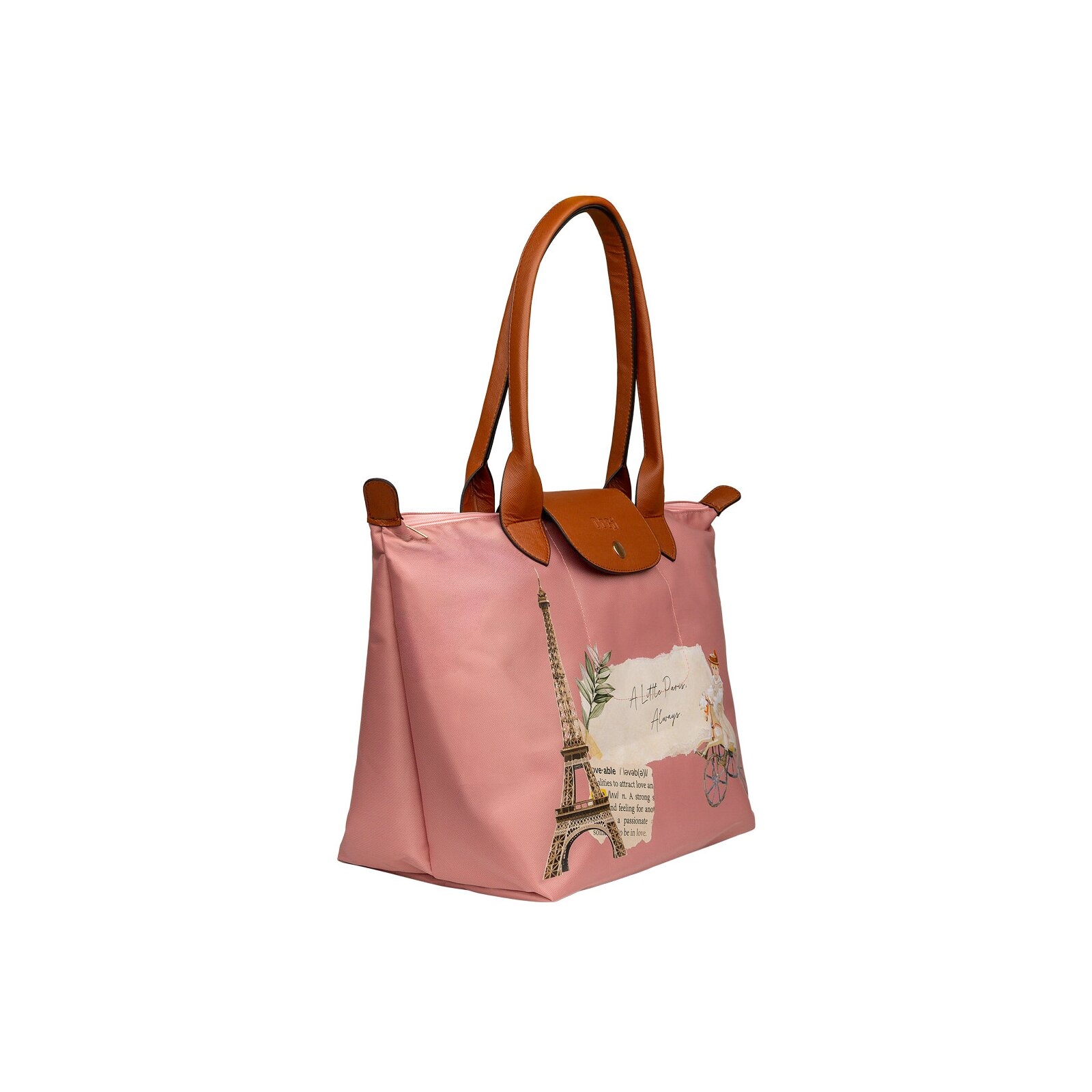 DOGO Handtasche »Fontana Shopper-Tasche A Little Paris Always Damen« Handgefertigt