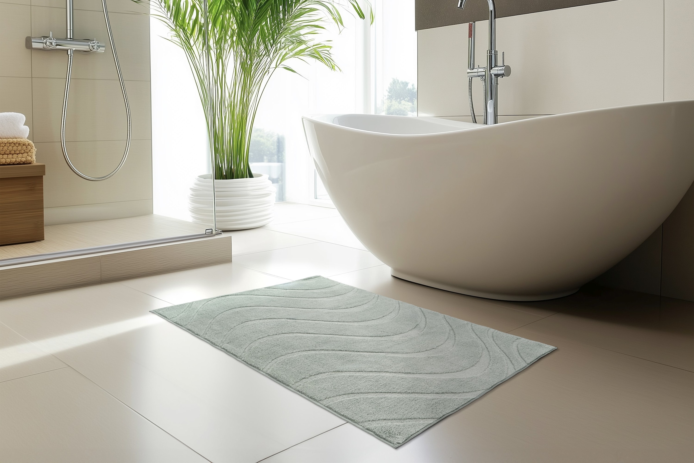 Kayoom Badematte "Badematte Ocean Touch 425" Kurzflor günstig online kaufen