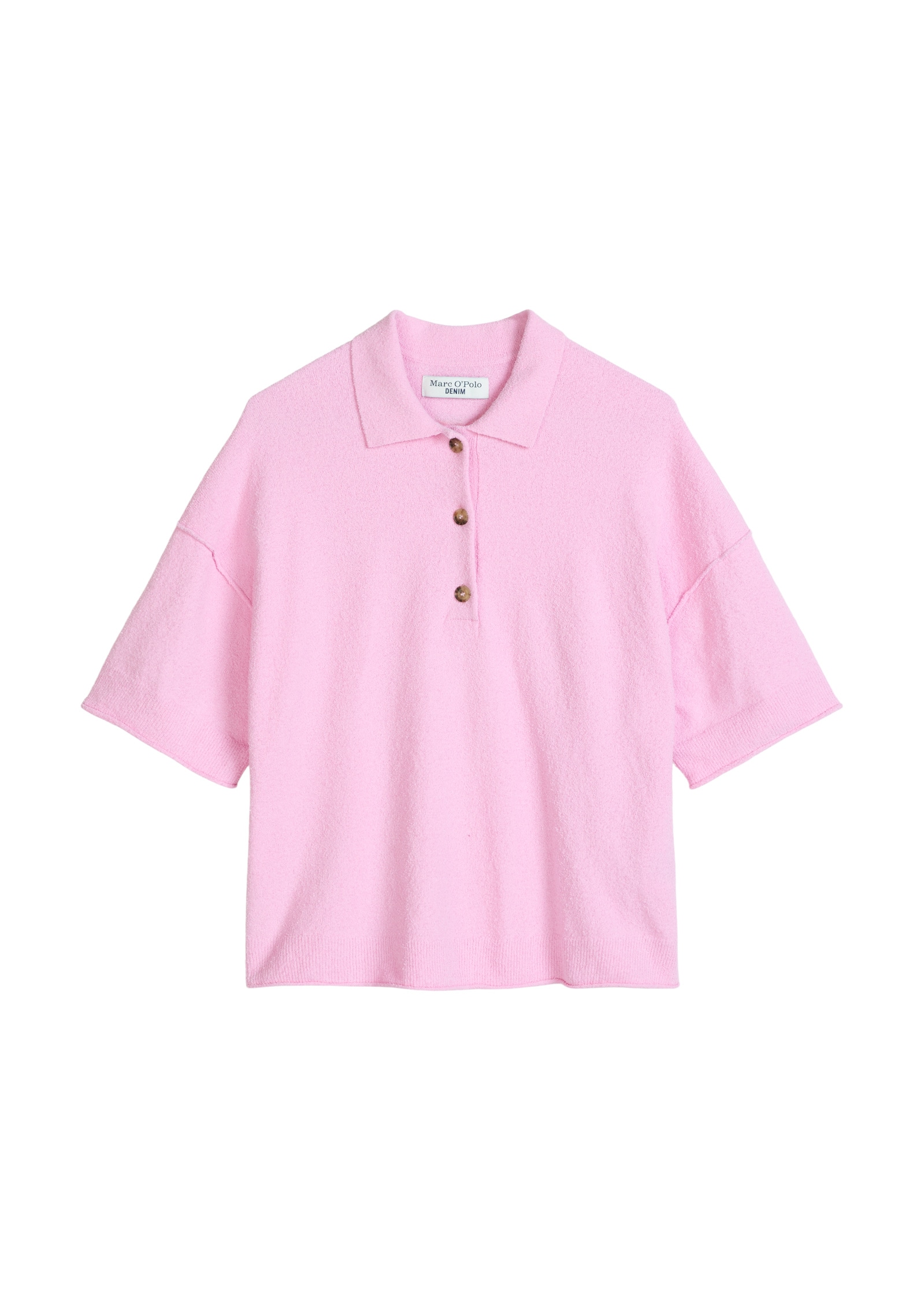 Marc O'Polo DENIM Poloshirt »aus Crinkled Organic Cotton-Mix«