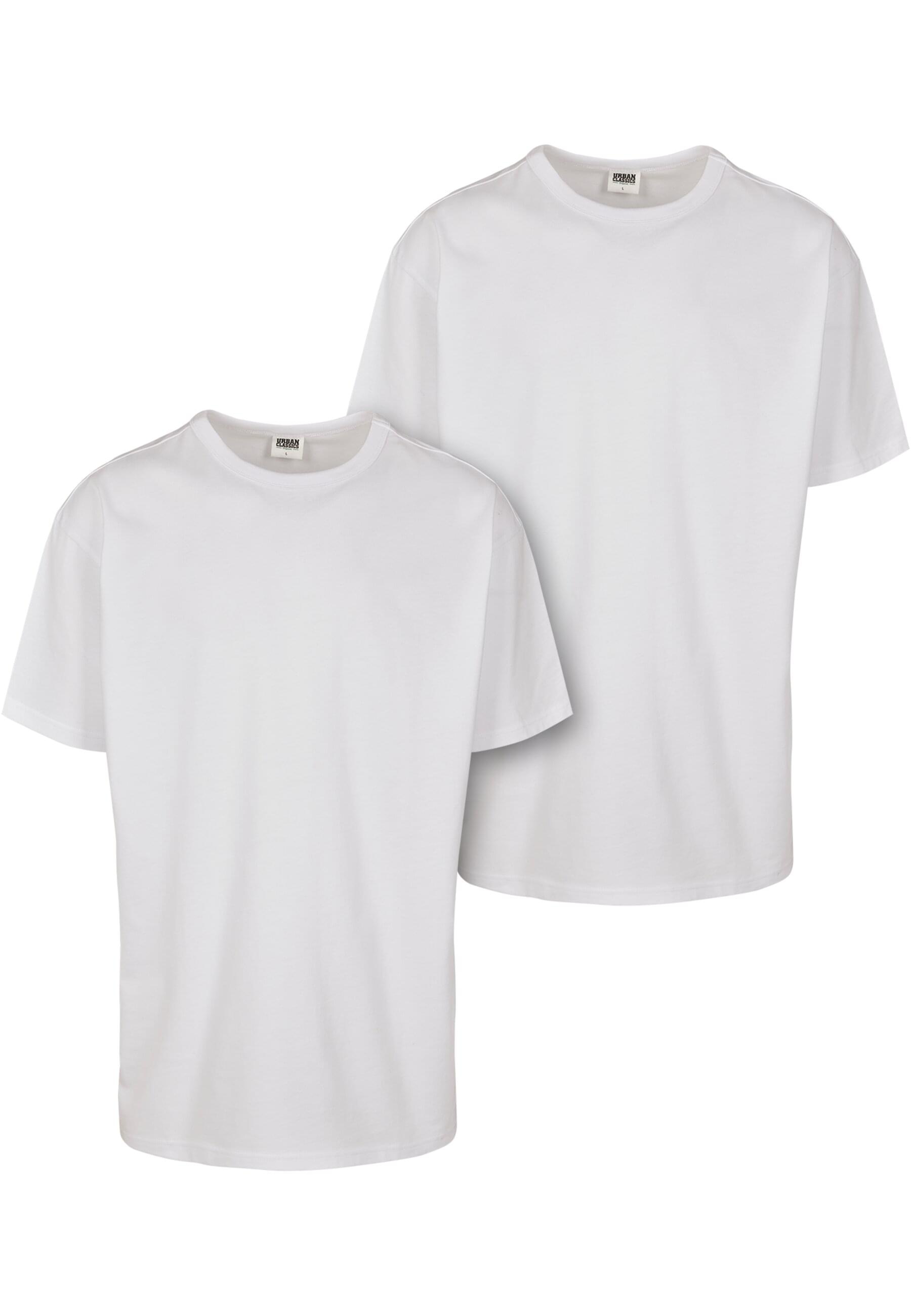 URBAN CLASSICS Kurzarmshirt "Urban Classics Herren Organic Basic Tee 2-Pack günstig online kaufen