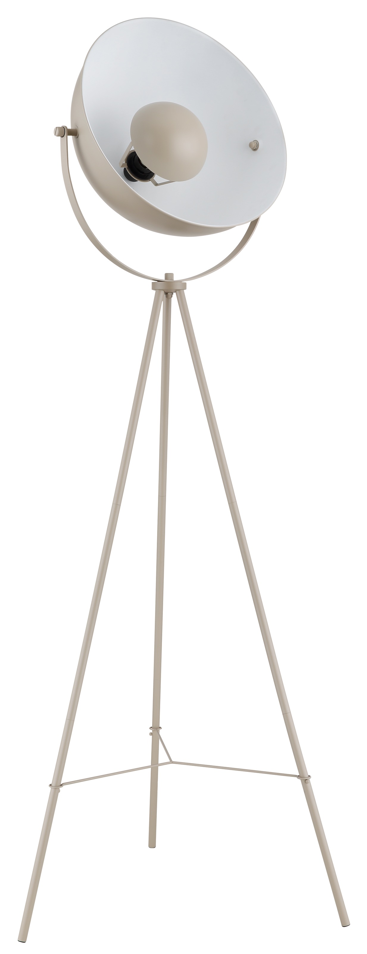 my home Stehlampe »Ciel« E27 1 Stk. warmweiß - kaltweiß E27, Stehleuchte sandfarben, indirektes Licht, standfestes Dreibein