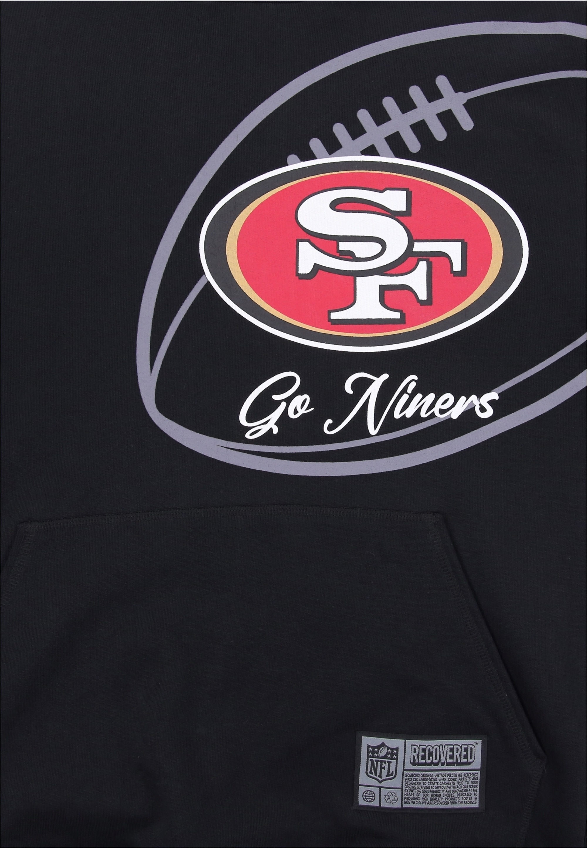 Recovered Kapuzensweatshirt »NFL 49ERS Go Niner«, mit klassischem Print