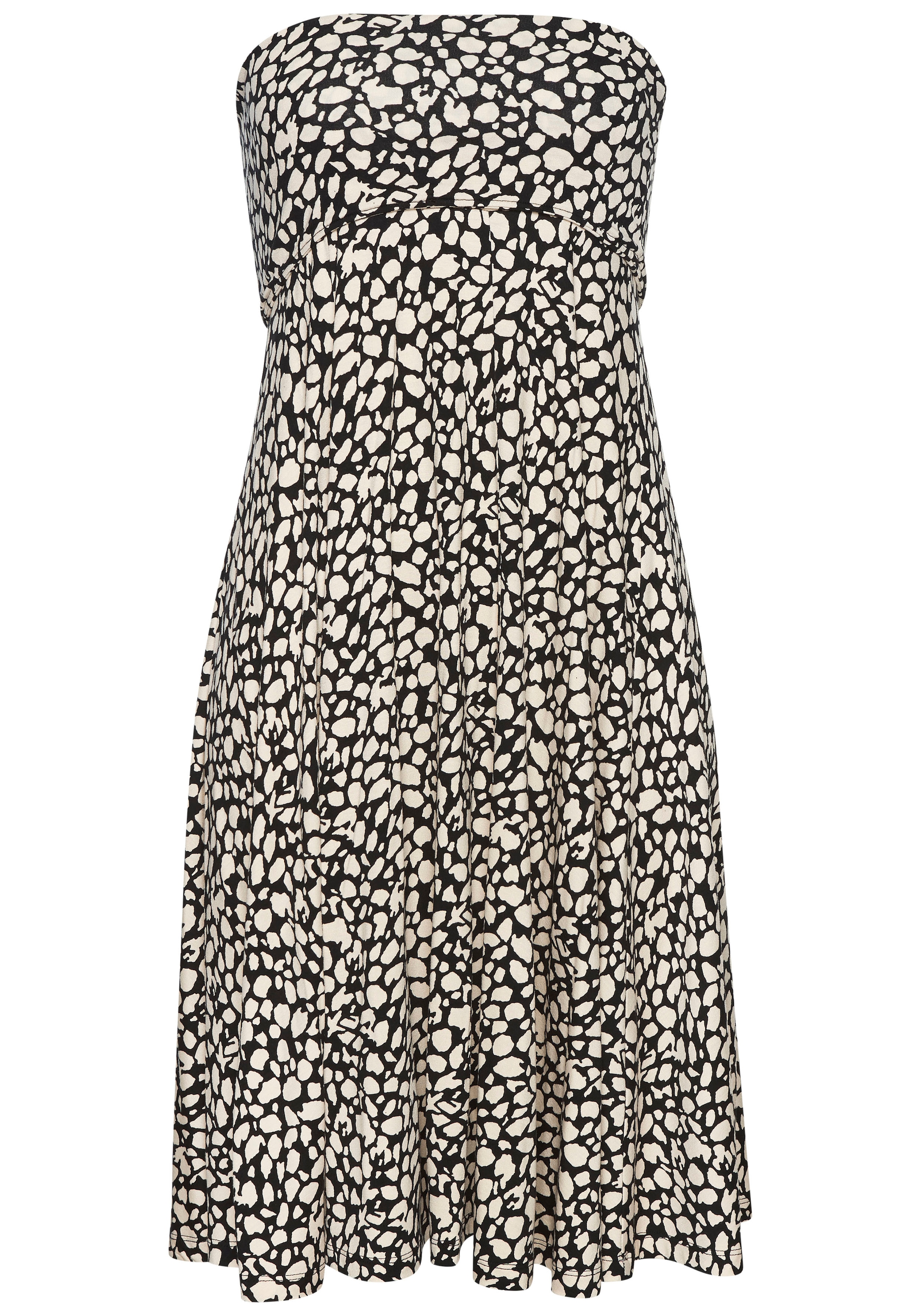 LASCANA Strandkleid, mit verschiedenen Tragemöglichkeiten, Jerseykleid, Strandrock
