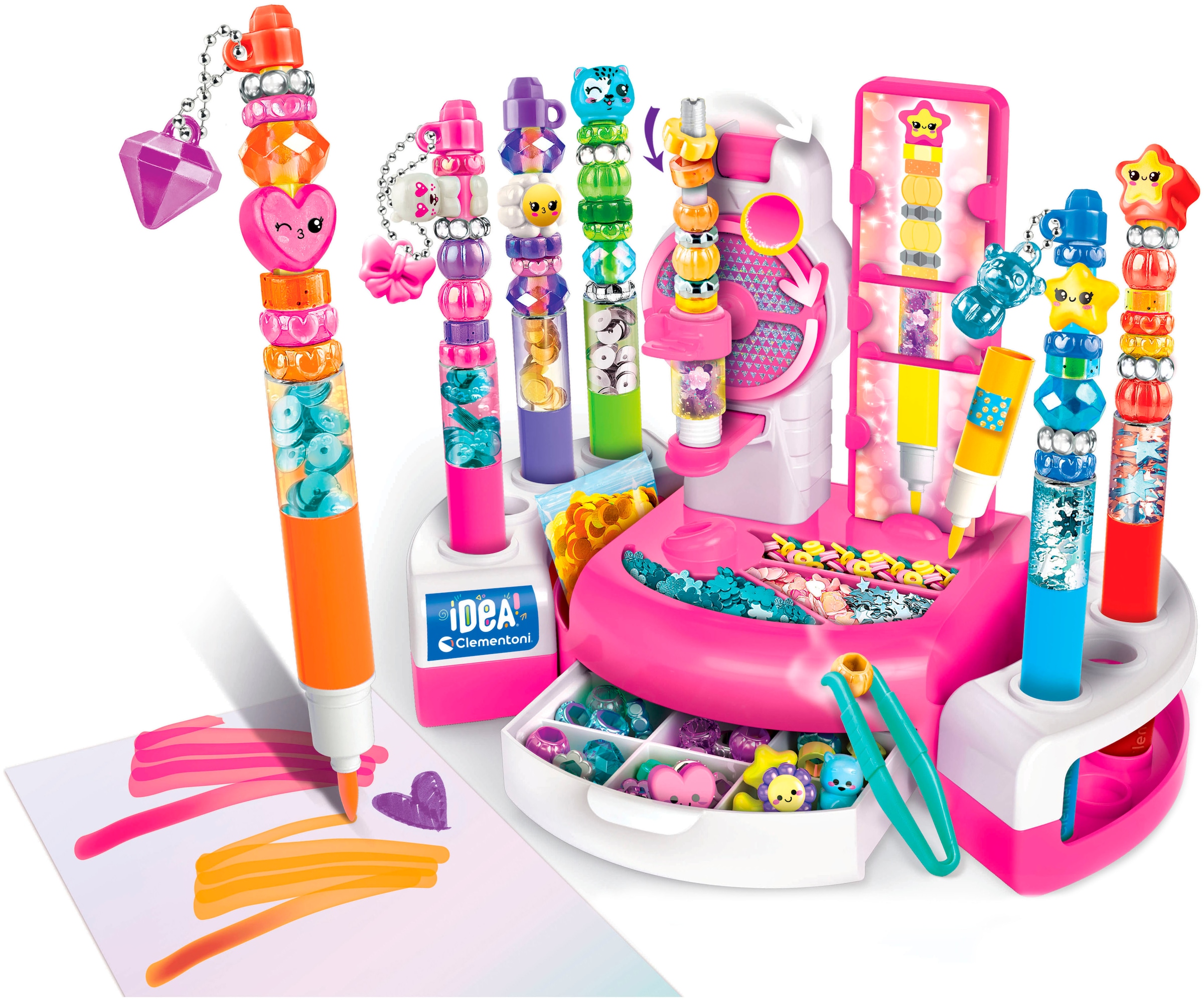 Clementoni® Kreativset »Idea, Mein Filzstift-Atelier« Made in Europe