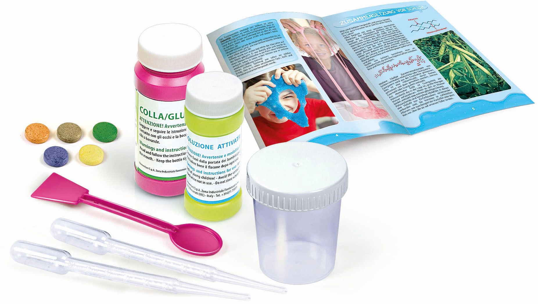 Clementoni® Experimentierkasten »Galileo, Horrorlabor Mini-Set«, Made in Europe