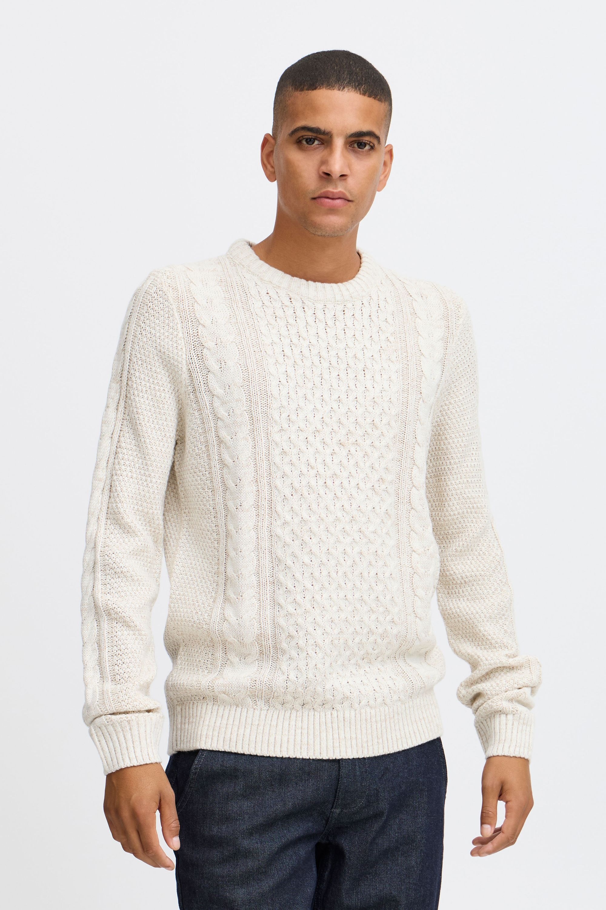 Blend Strickpullover "BHPullover" Klassischer Grobstrickpullover mit Rundha günstig online kaufen