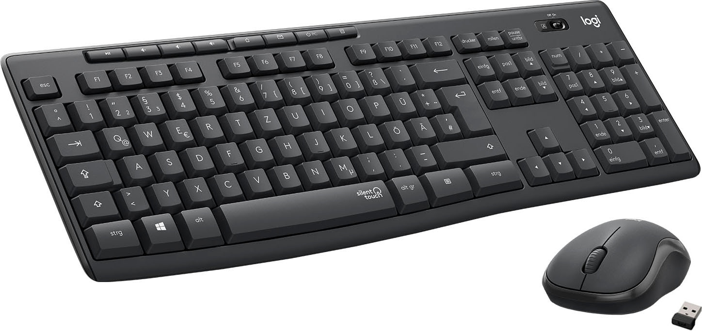 Logitech Tastatur- ir Maus-Set »MK295 Silent Wi...