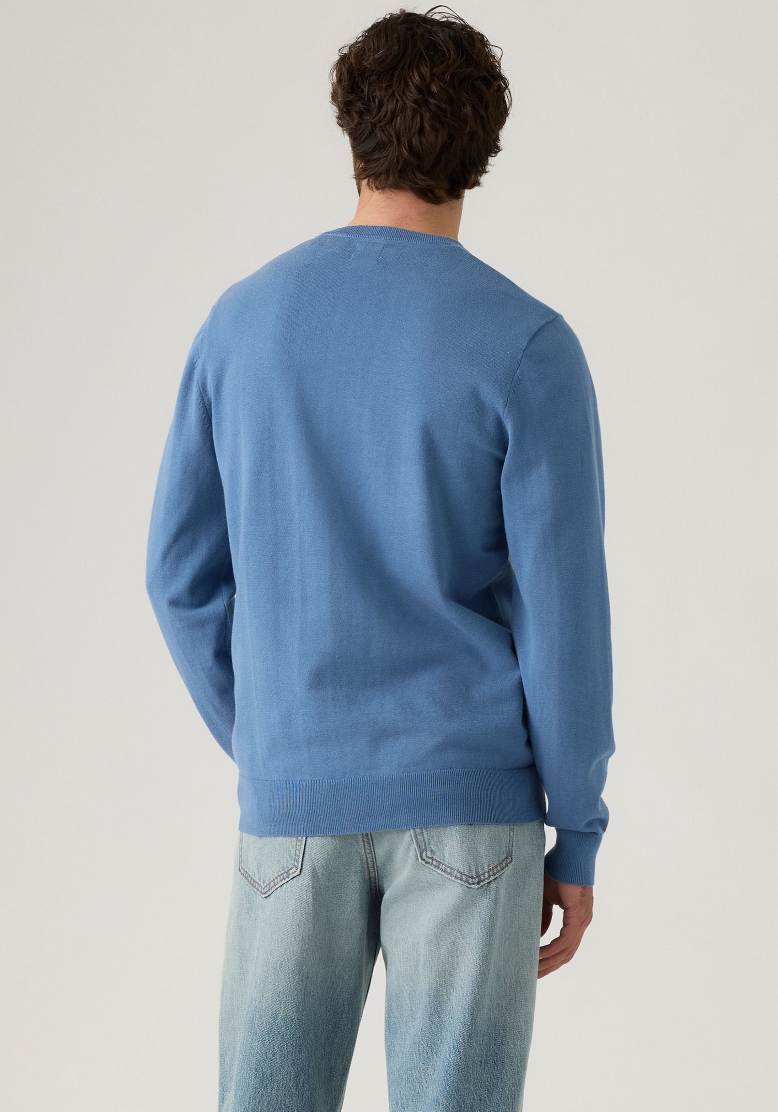 Thumbnail - Levis Rundhalspullover "LIGHTWEIGHT HM SWEATER" Feingerippte Abschlüsse