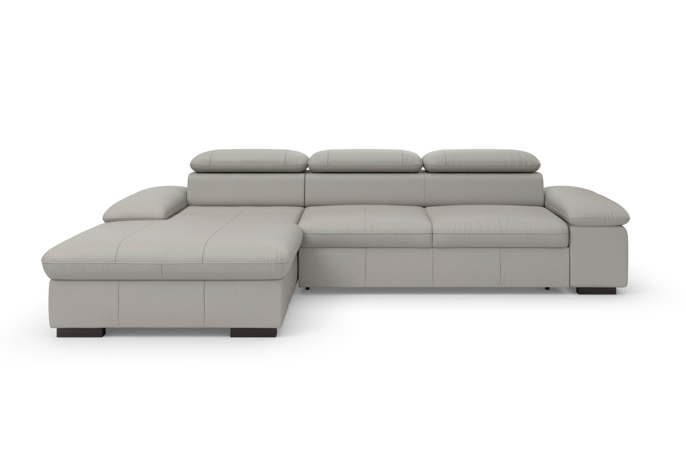 Home affaire Ecksofa »Alberto L-Form«, mit Kopfteilverstellung, wahlweise mit Bettfunktion