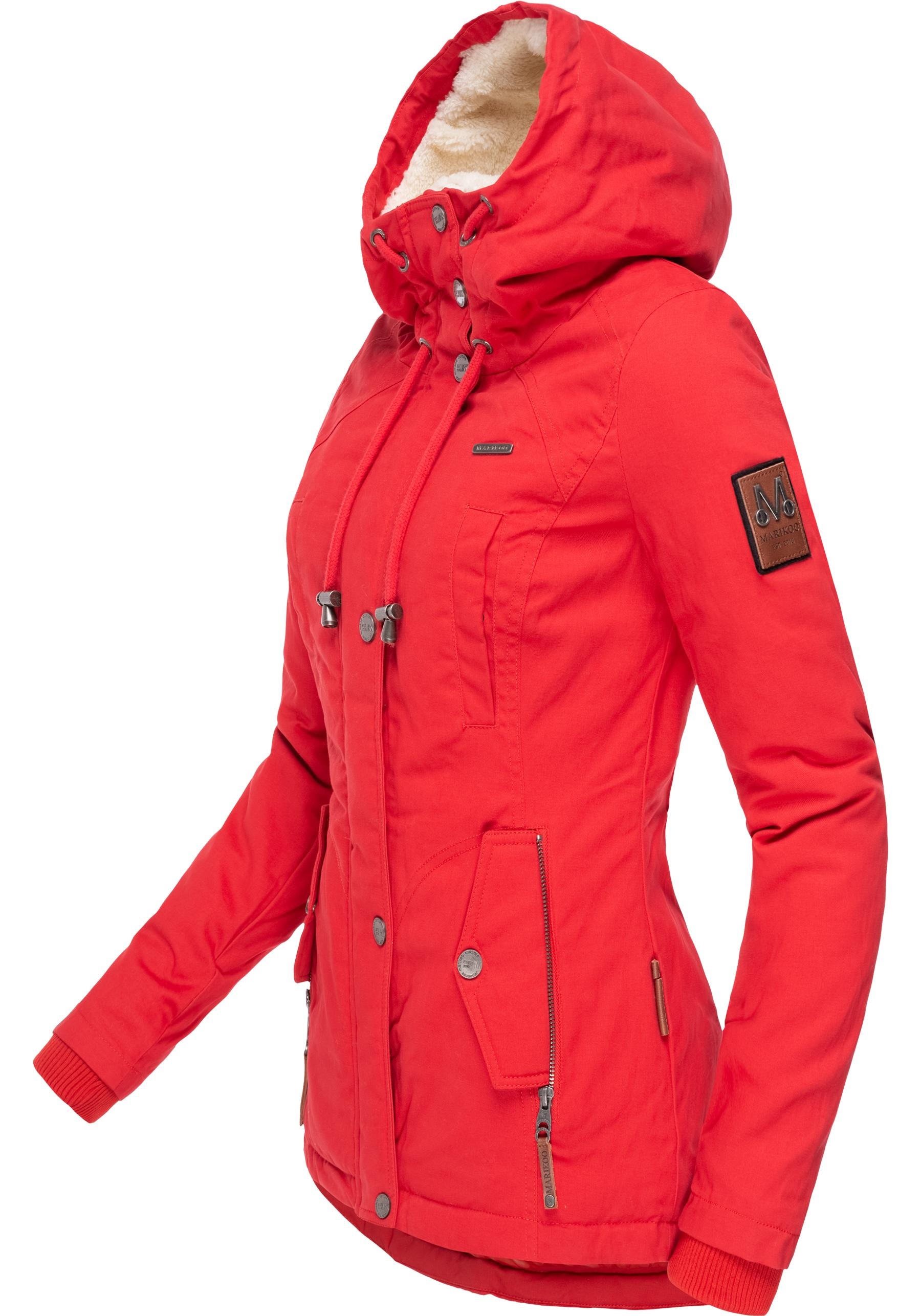 Marikoo Winterjacke "Bikoo" mit Kapuze sportliche Damen Outdoor Baumwolljac günstig online kaufen