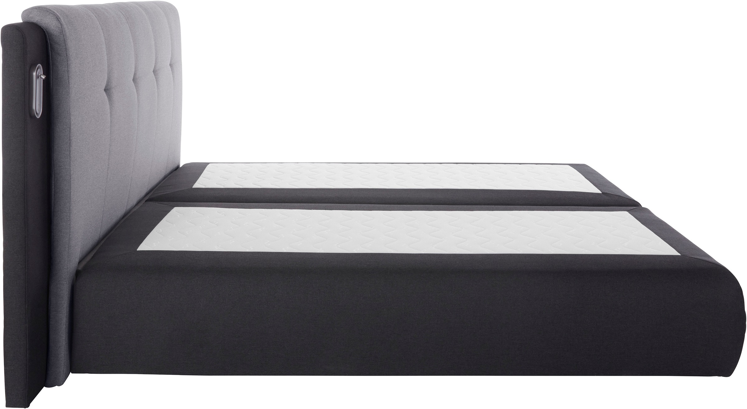 COLLECTION AB Boxspringbett »Borna«, inklusive Bettkasten, LED-Beleuchtung und Topper