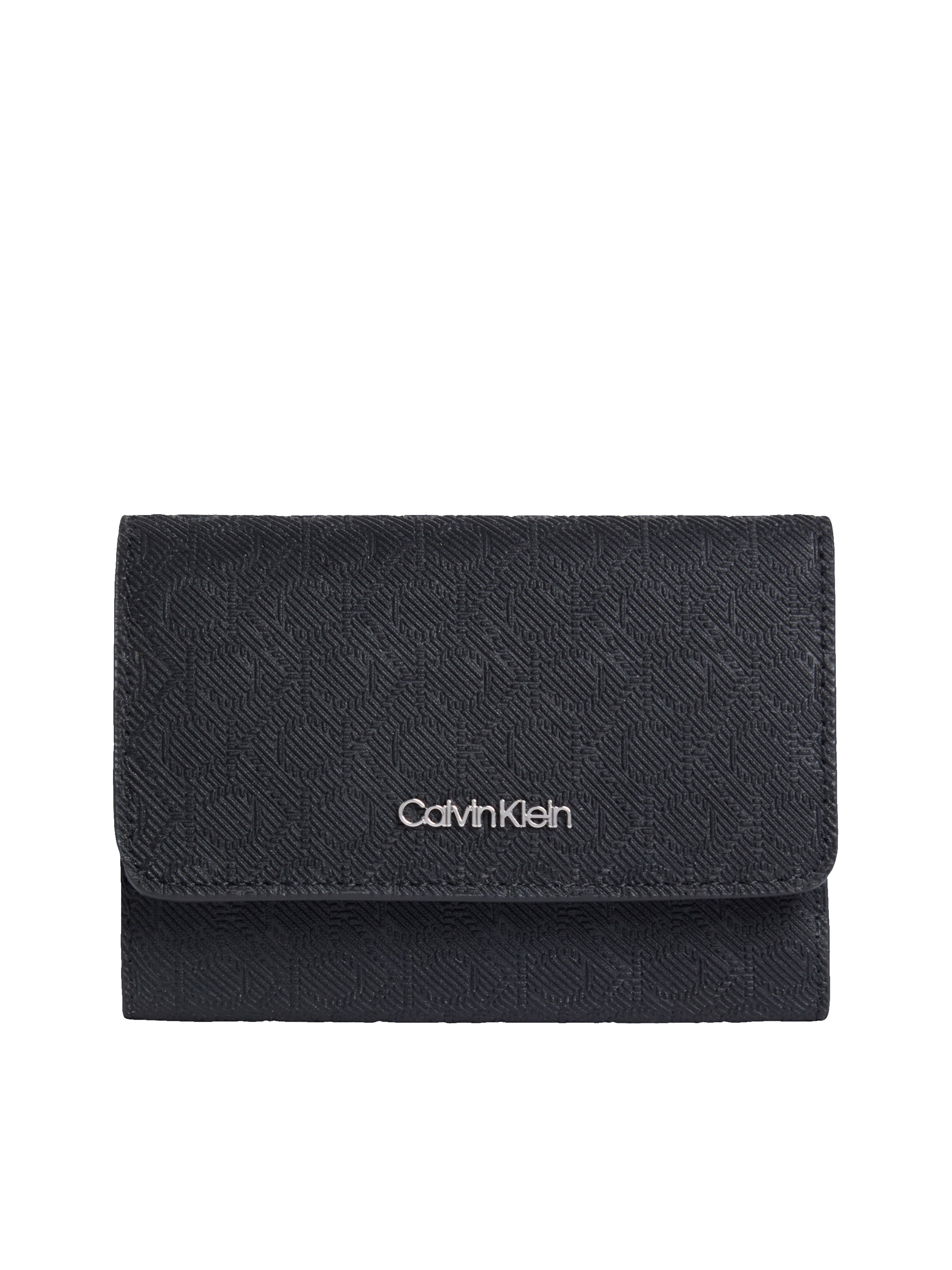 Calvin Klein Geldbörse "CK MUST AOP SMALL TRIFOLD W ZIP", Damen Portemonnai günstig online kaufen