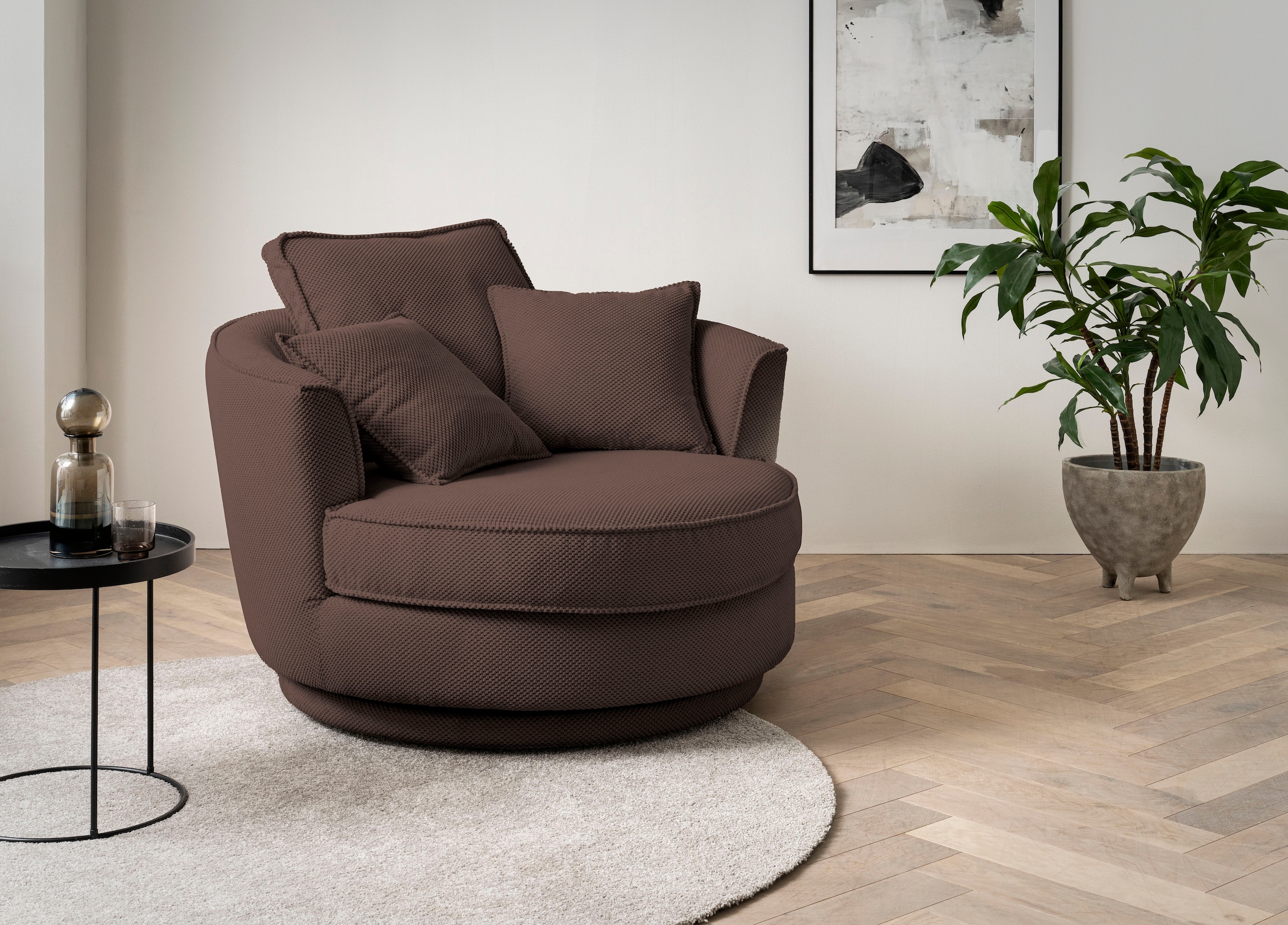 Home affaire Drehsessel "MAISIE, Love Seat XXL, Lese-Sessel BIG-" Sessel in günstig online kaufen