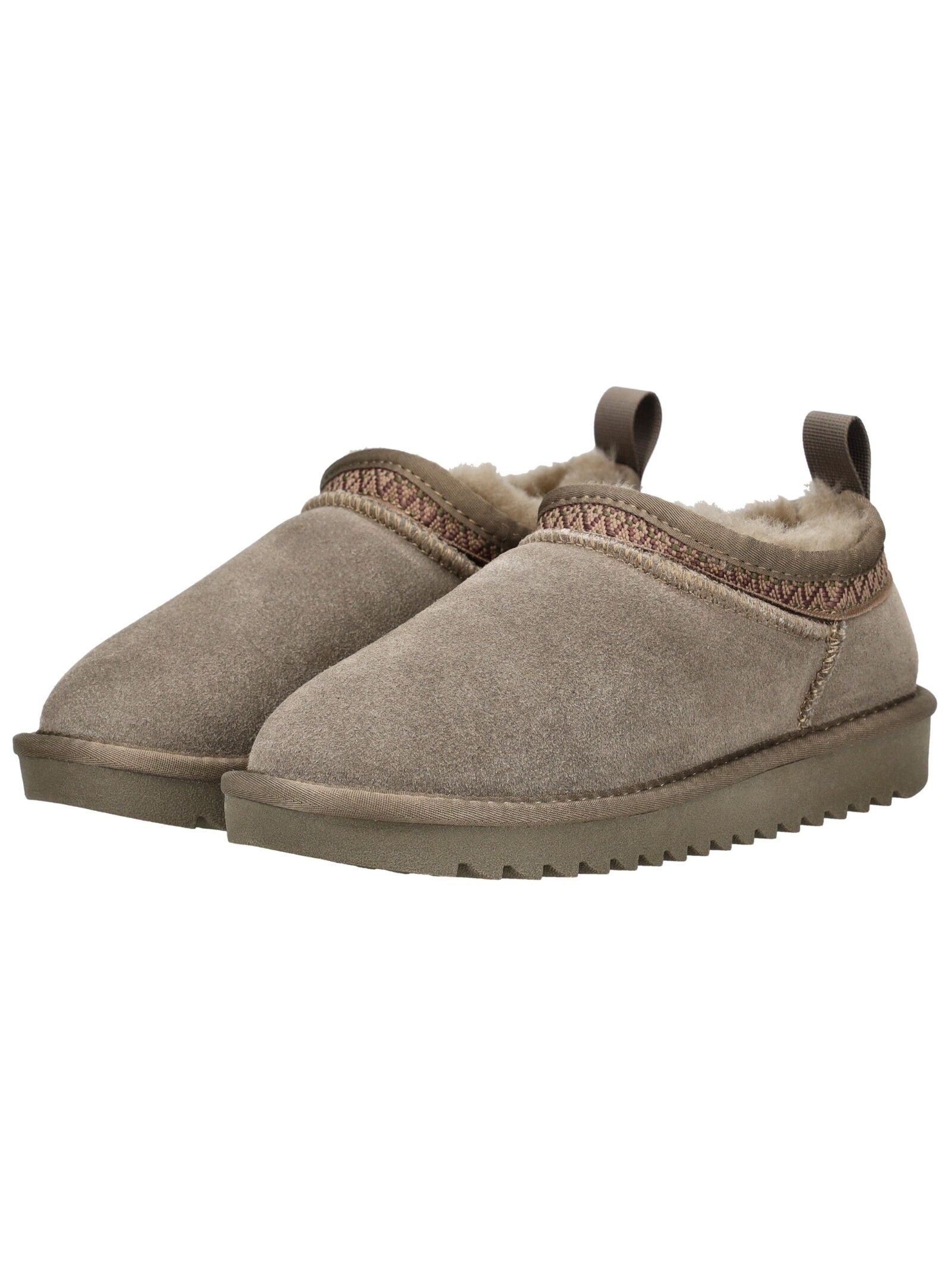 Hausschuh ARA "Ara Hausschuhe Veloursleder", Damen, Gr. 39, beige (taupe), Veloursleder, Schuhe Hausschuh 3