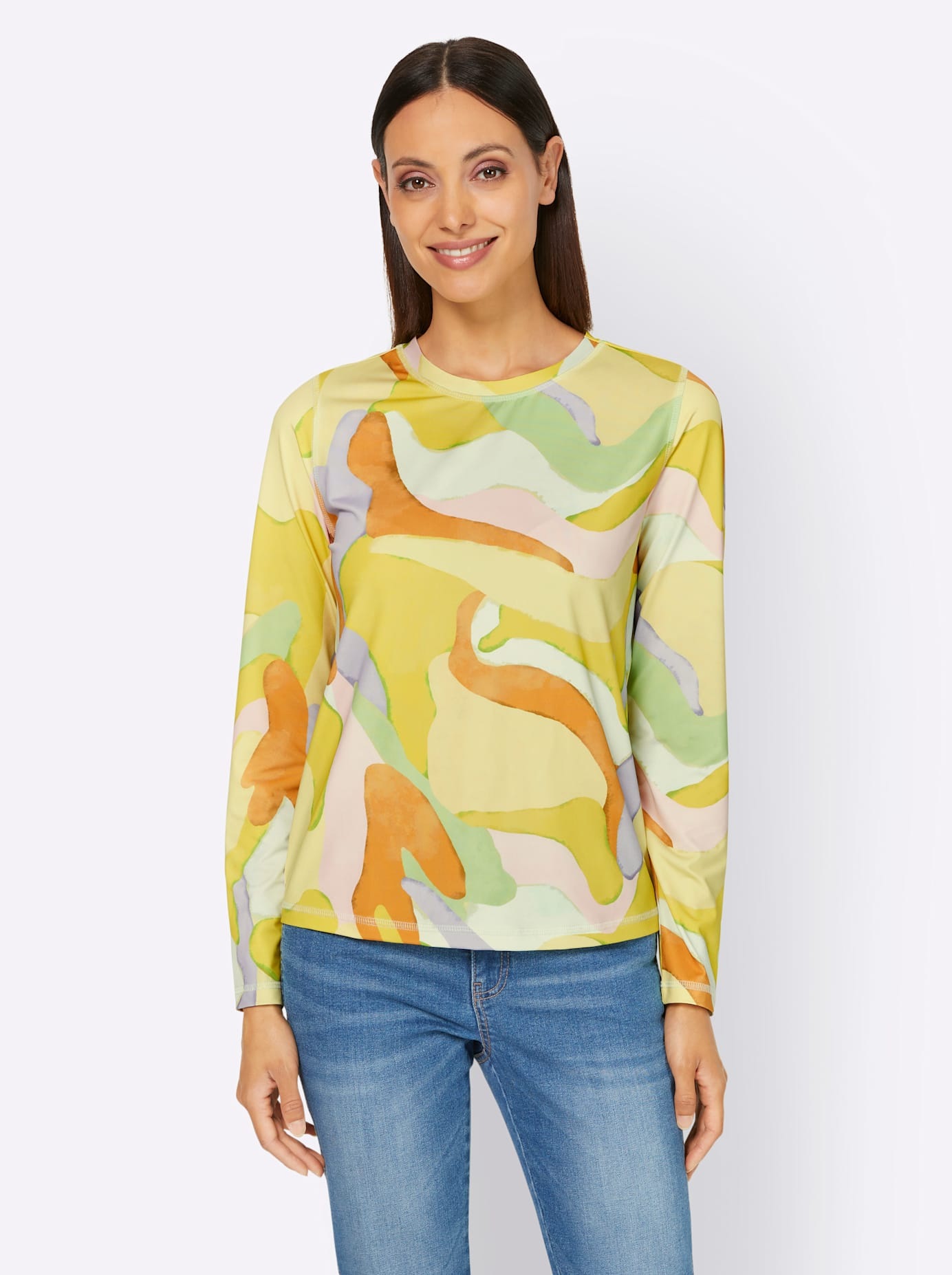 RICK CARDONA by heine Langarmshirt "Druck-Shirt" 1 Stk. günstig online kaufen