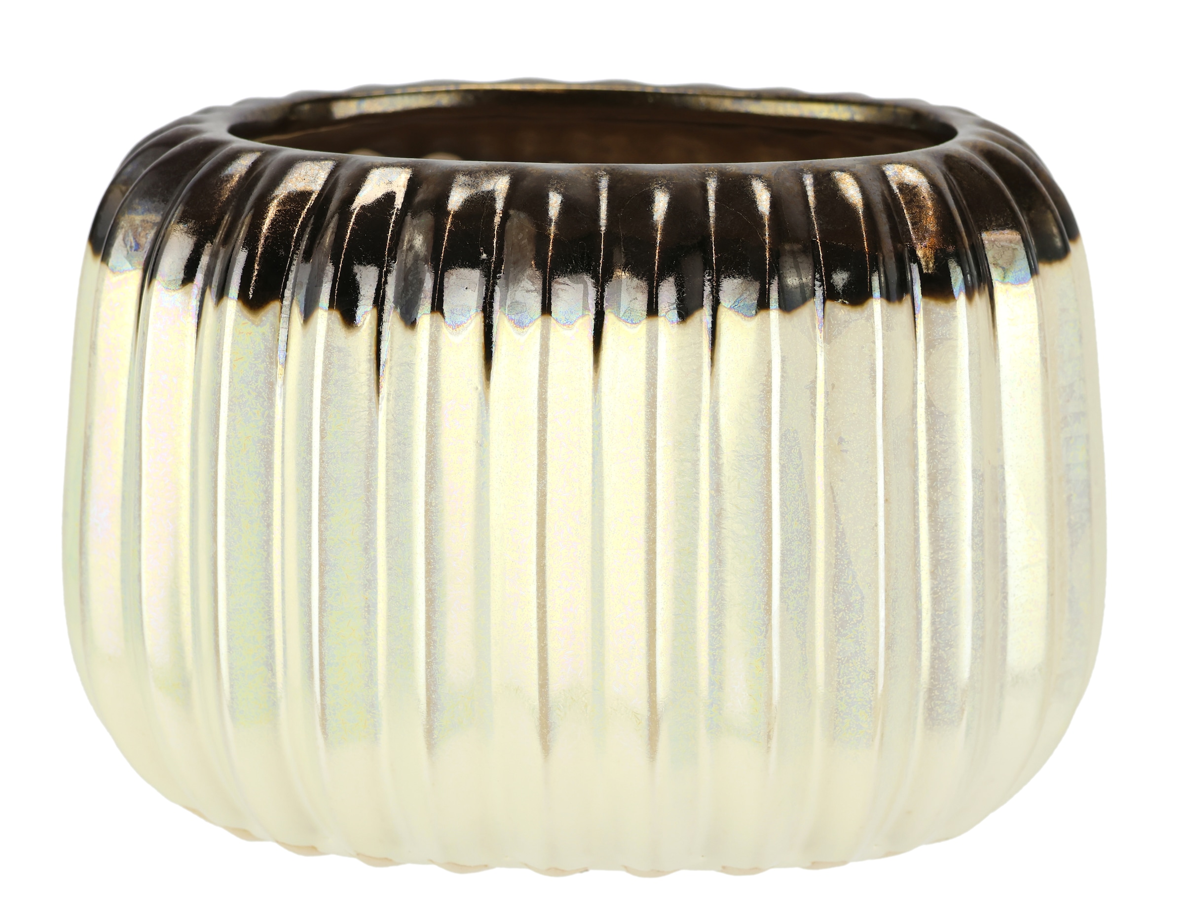 I.GE.A. Dekovase "Vase aus Keramik" Dekovase Blumenvase Modern für Tischdek günstig online kaufen