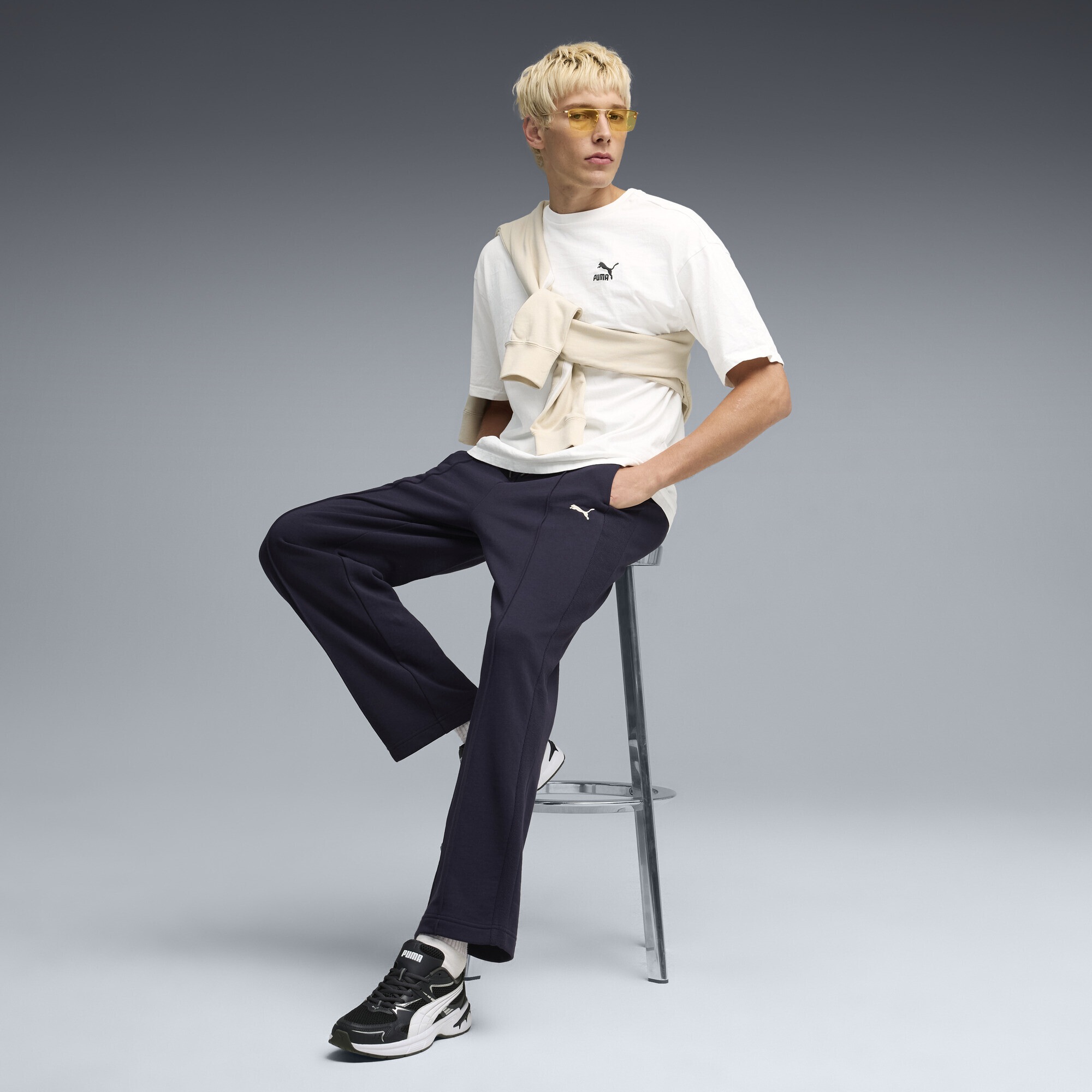 Puma Class Relaxed Pinnacle Track Pants TR New Navy XL 4