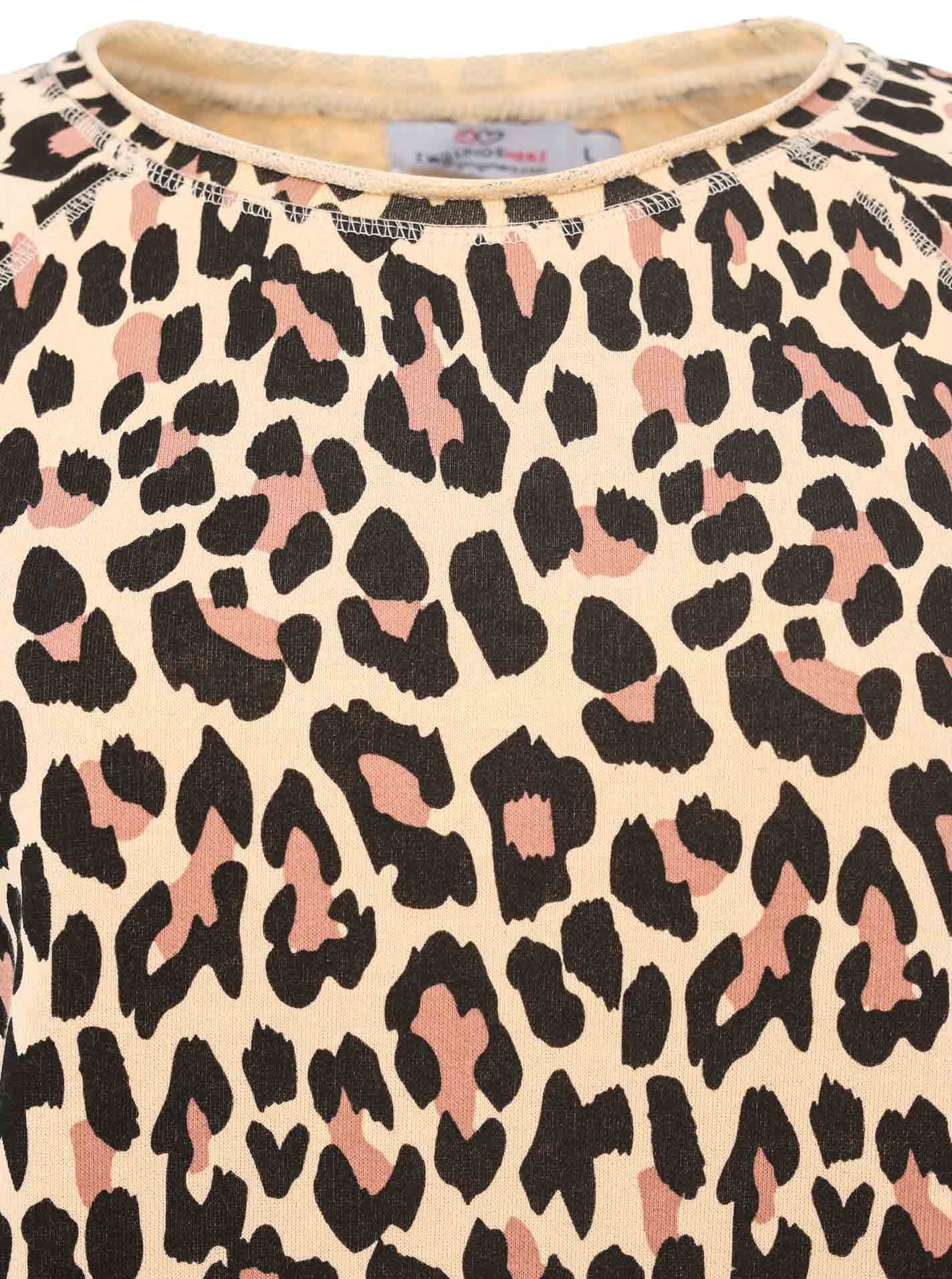 Zwillingsherz Sweater »"Leo allover"«, mit animalischem Printdesign