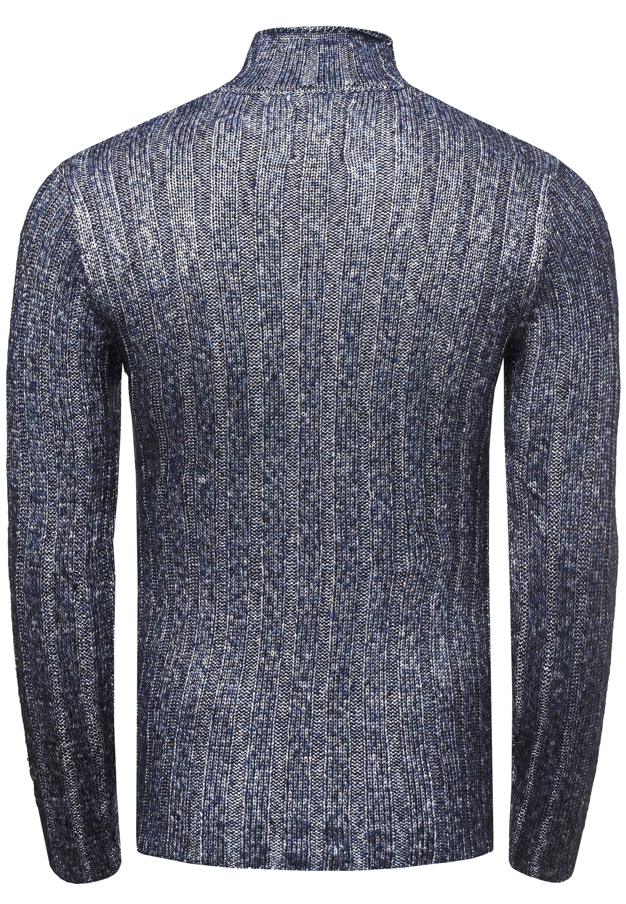 Rusty Neal Strickpullover, mit wärmendem Stehkragen