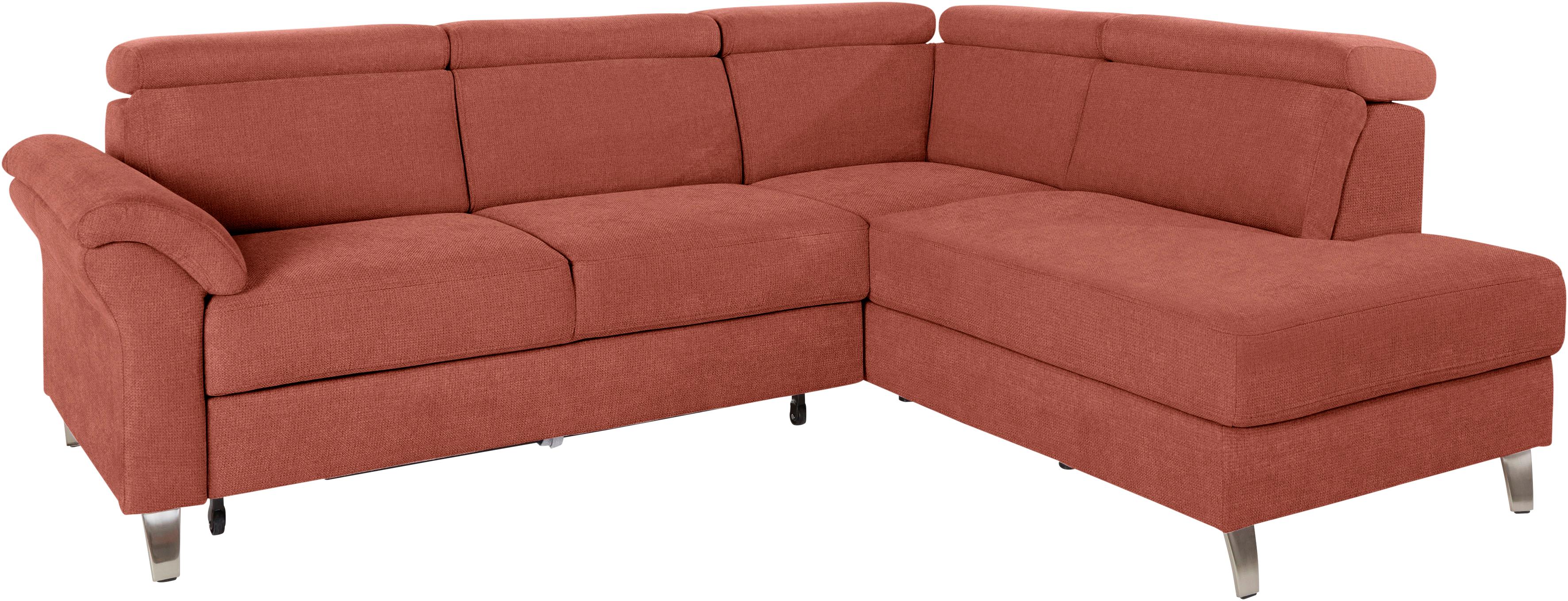 sit&more Ecksofa "Arngast L-Form" inklusive Kopfteilverstellung und Federkern
