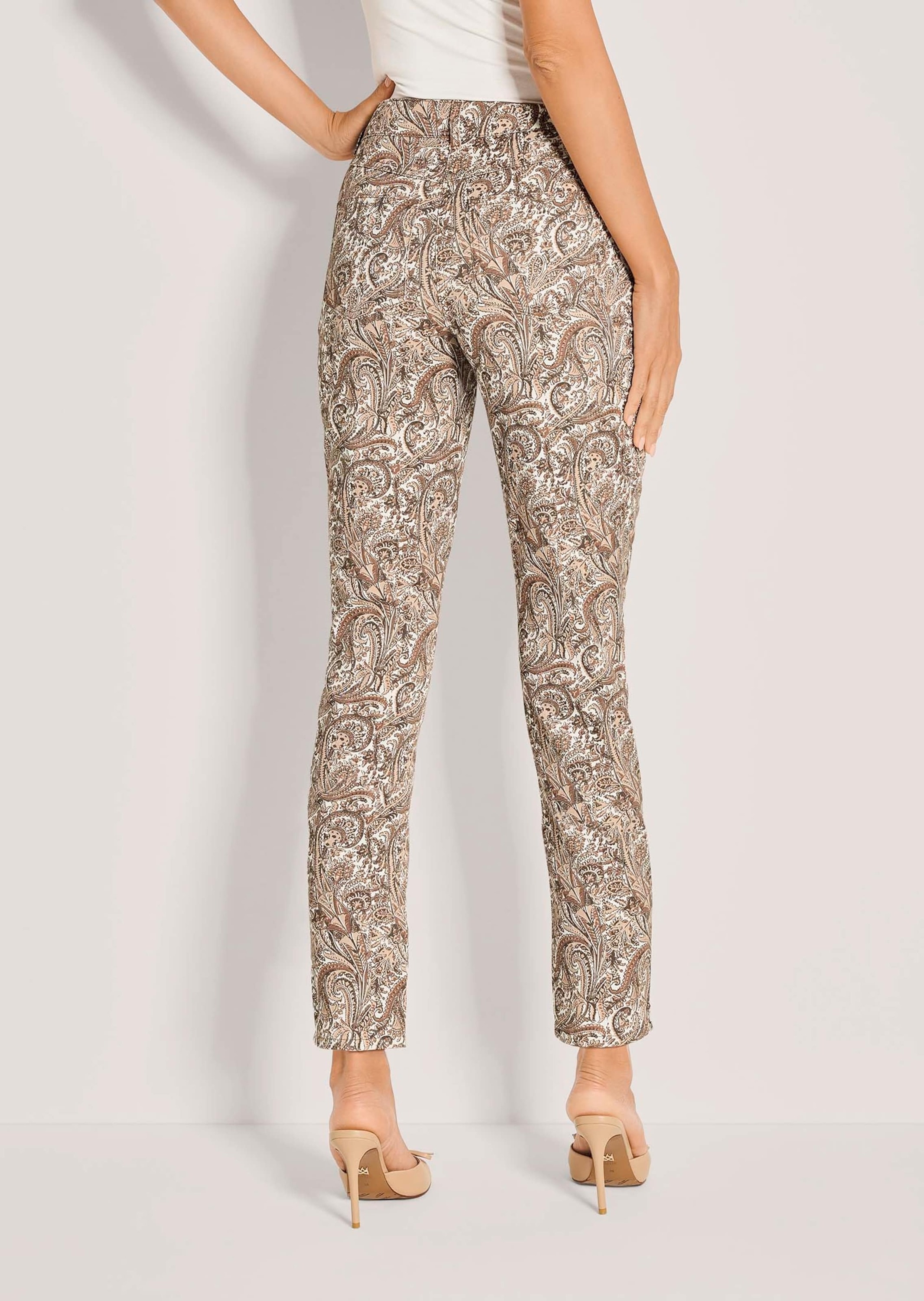 MADELEINE Chinos »Druckhose Jerseyhose mit Paisley-Muster«  Paisley-Druckhose