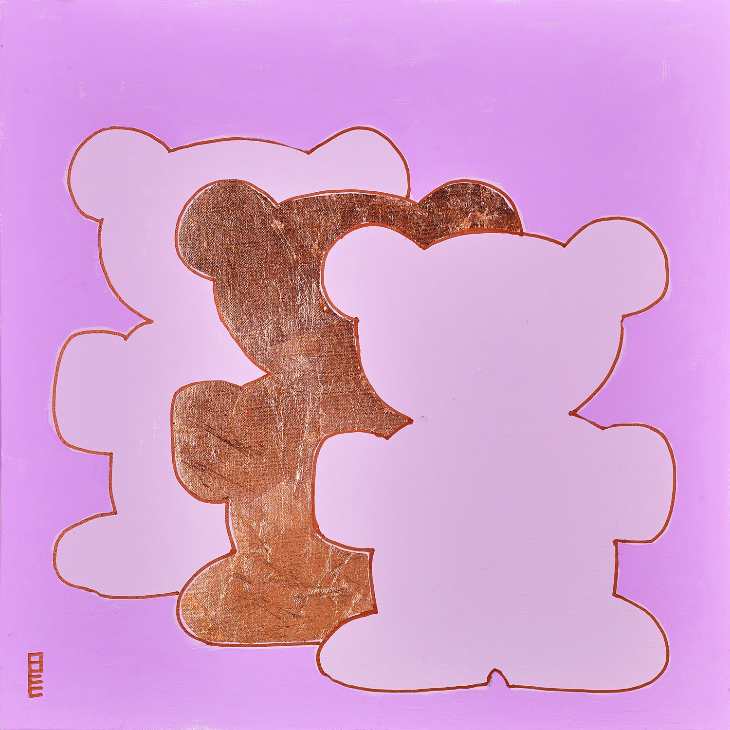 queence Leinwandbild »Bears VIII«, Bär-Bären-Kunst, (1 St.), Premium-Leinwandstoff, Handarbeit aus Deutschland