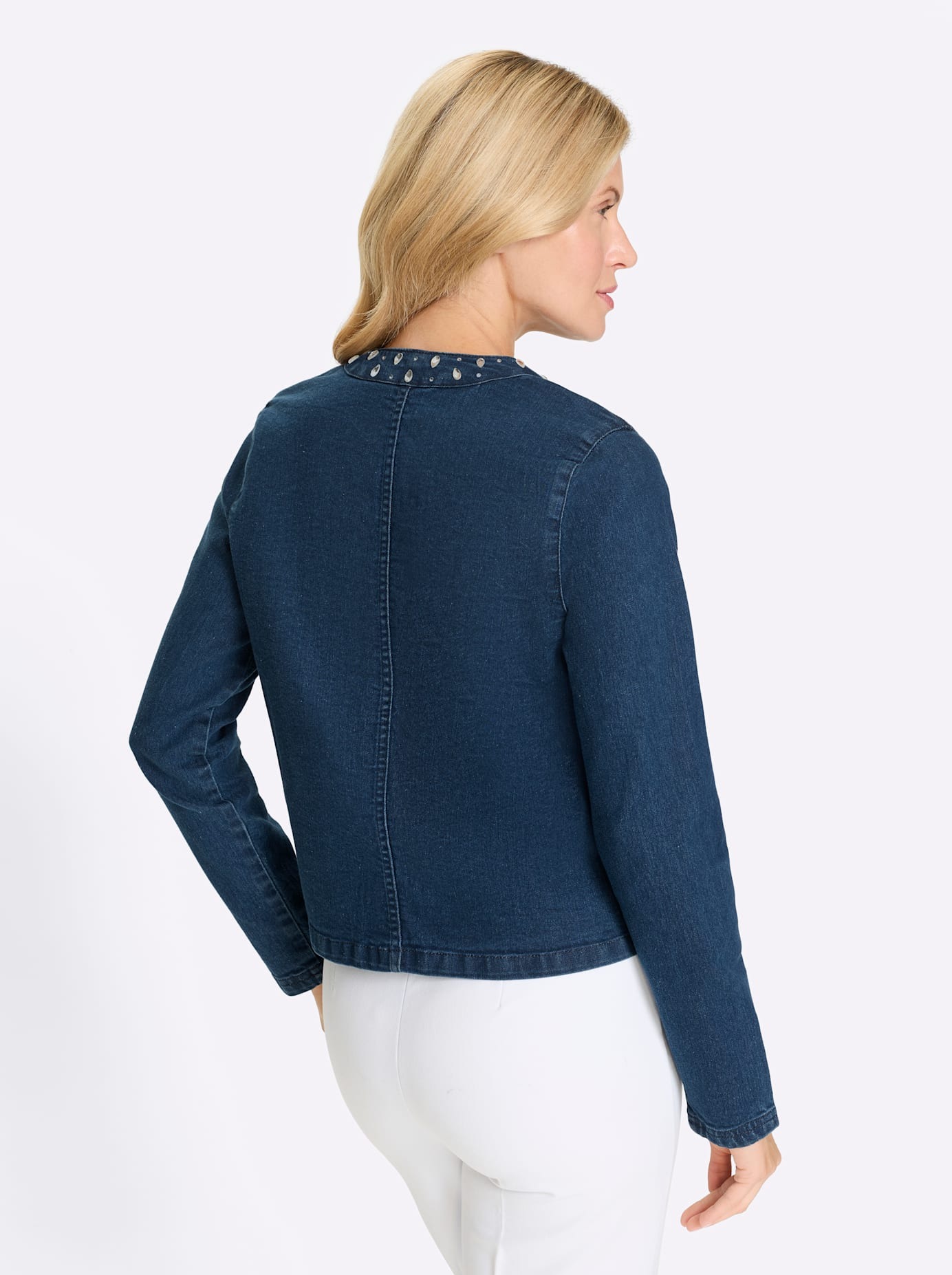 Thumbnail - Classic Basics Jeansjacke ohne Kapuze