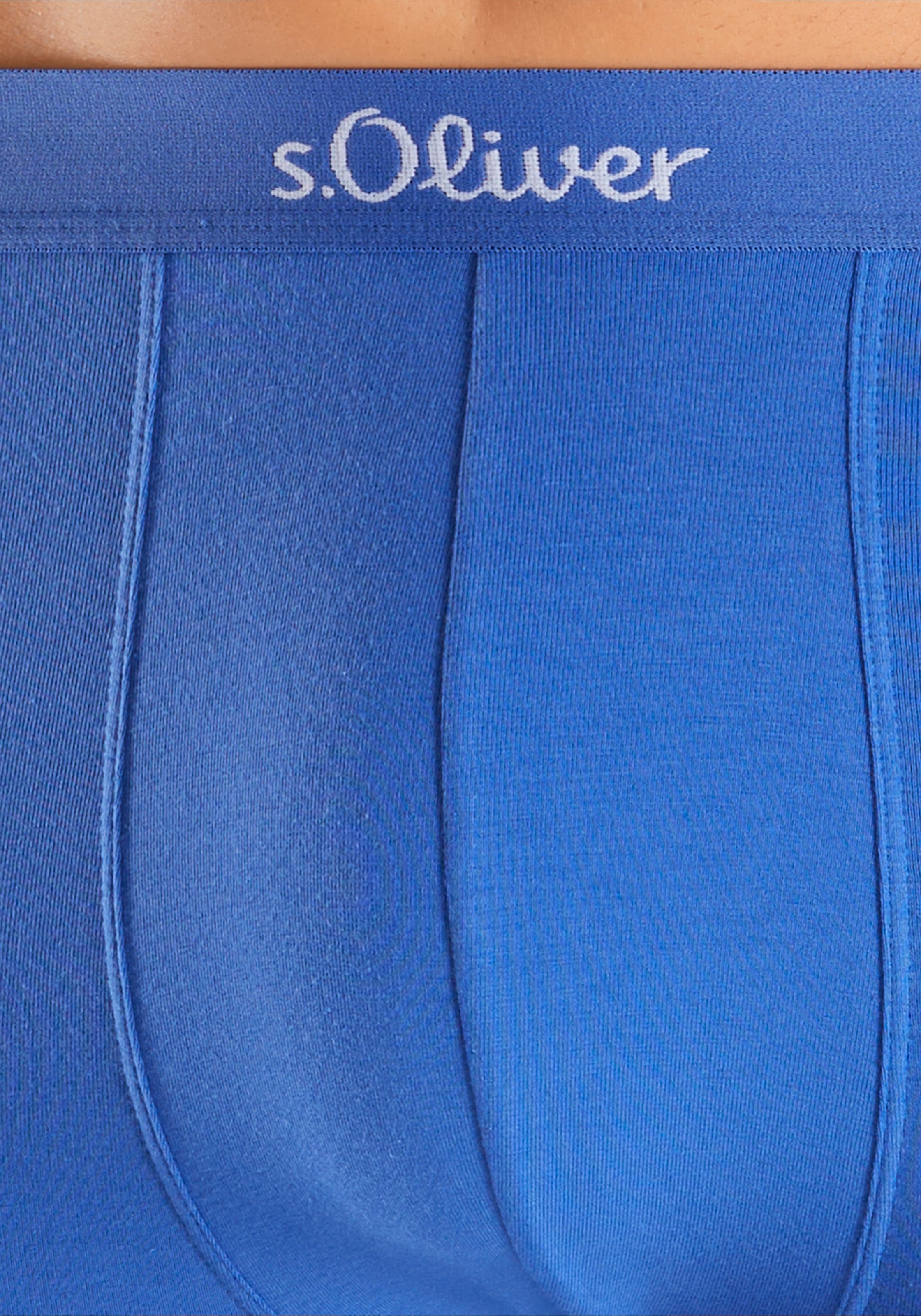 s.Oliver Boxer »Boxershorts für Herren«, (Packung, 3 St.), mit längerem Bein