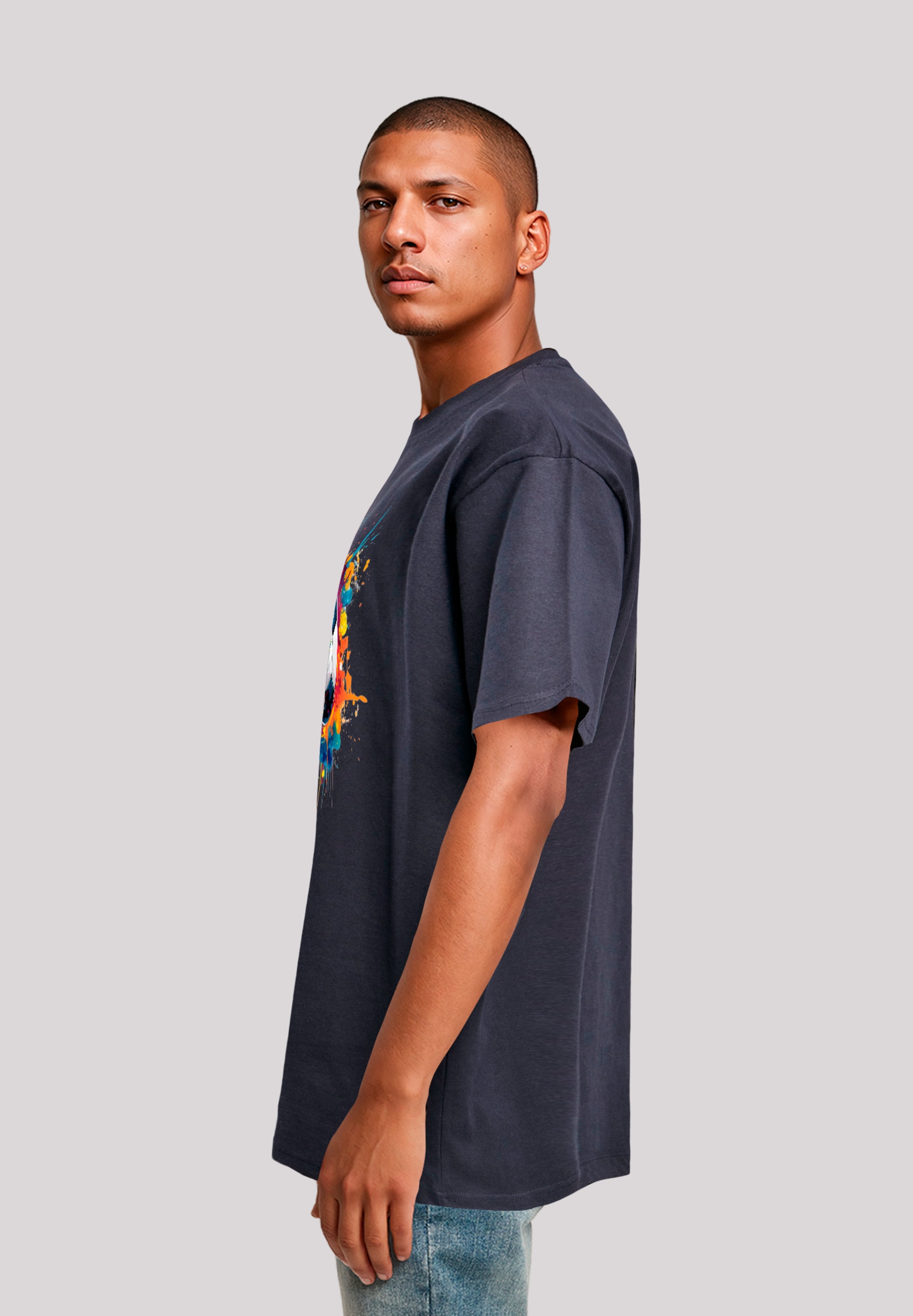 F4NT4STIC T-Shirt »Bunte Fußball Grafik«, Premium Qualität