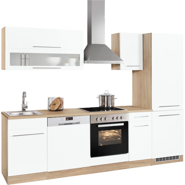 HELD MÖBEL Küchenzeile »Eton«, mit E-Geräten, Breite 270 cm kaufen | BAUR