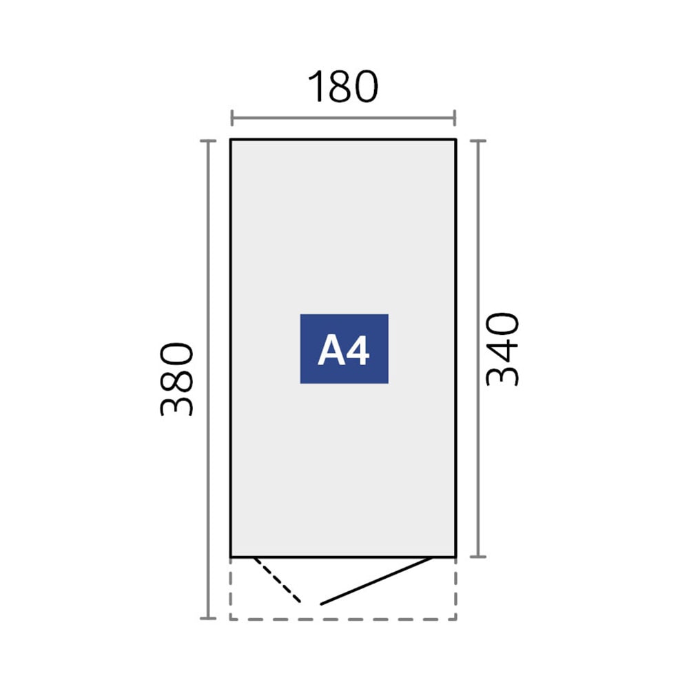 Biohort Gerätehaus »AvantGarde, Gr. A4« verschiedene Farben, mit Doppeltür schmal