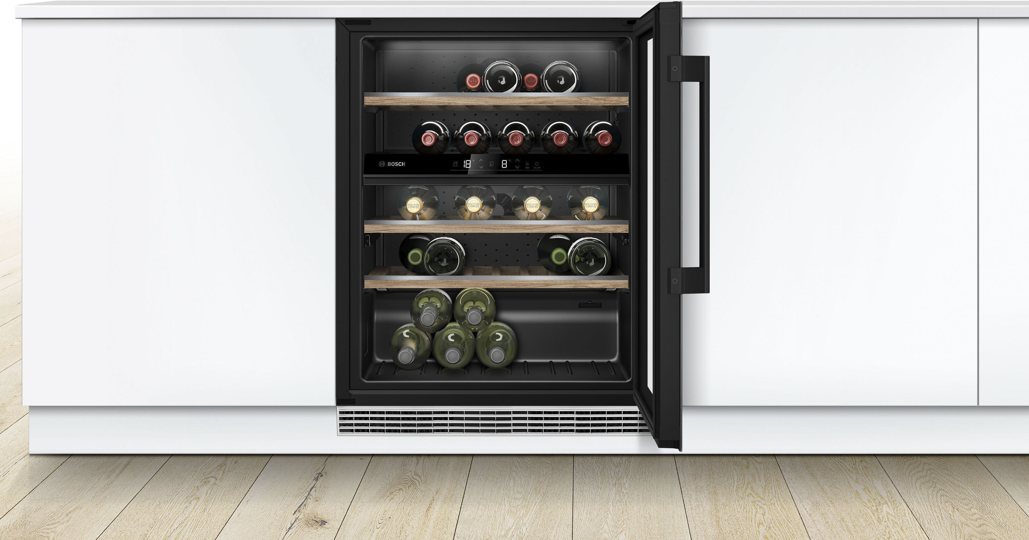 Thumbnail - BOSCH Weinkühlschrank "KUW21AHG0", für 44 St. Standardflaschen á 075l