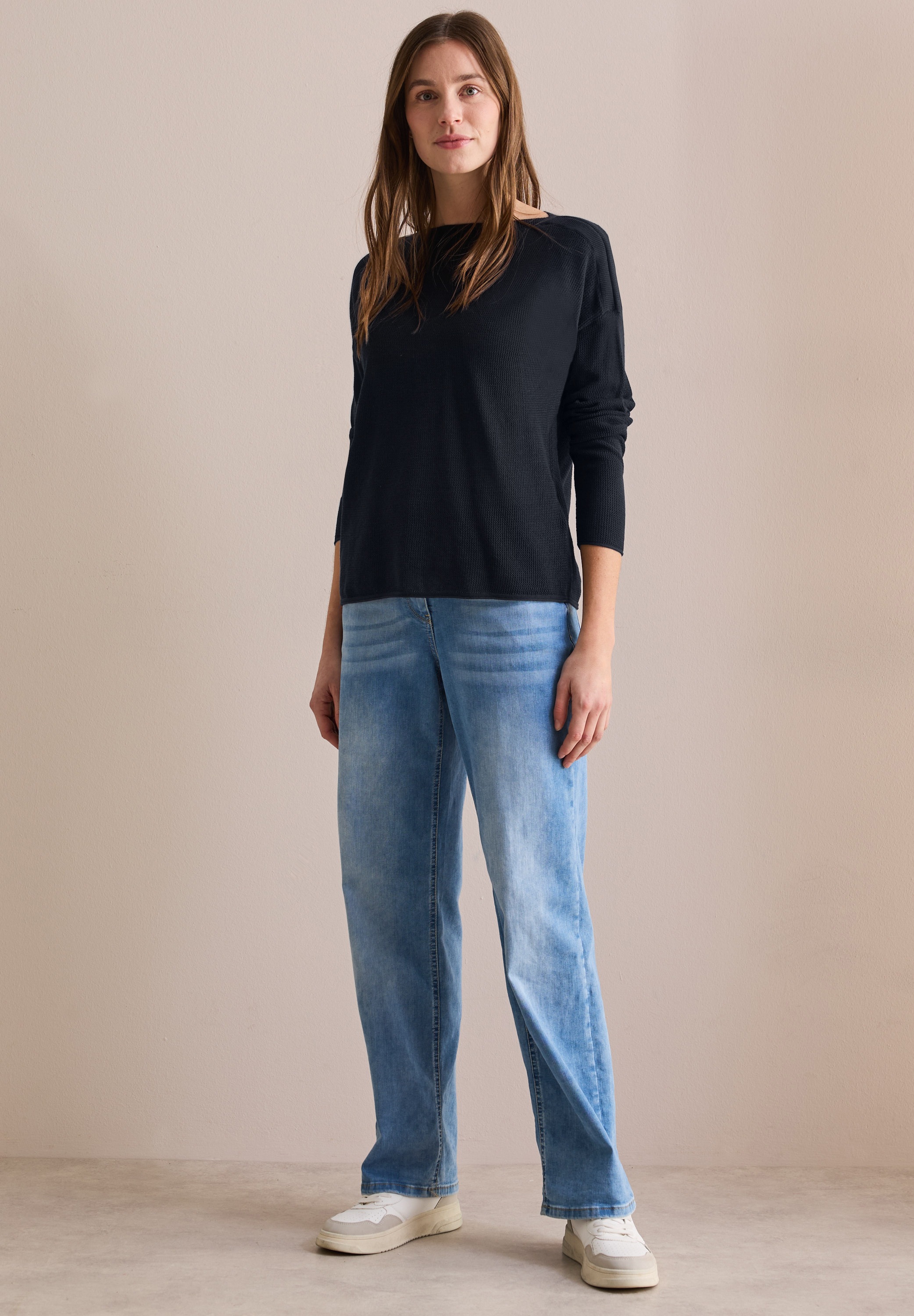 Cecil Strickpullover, im soften Baumwoll-Mix