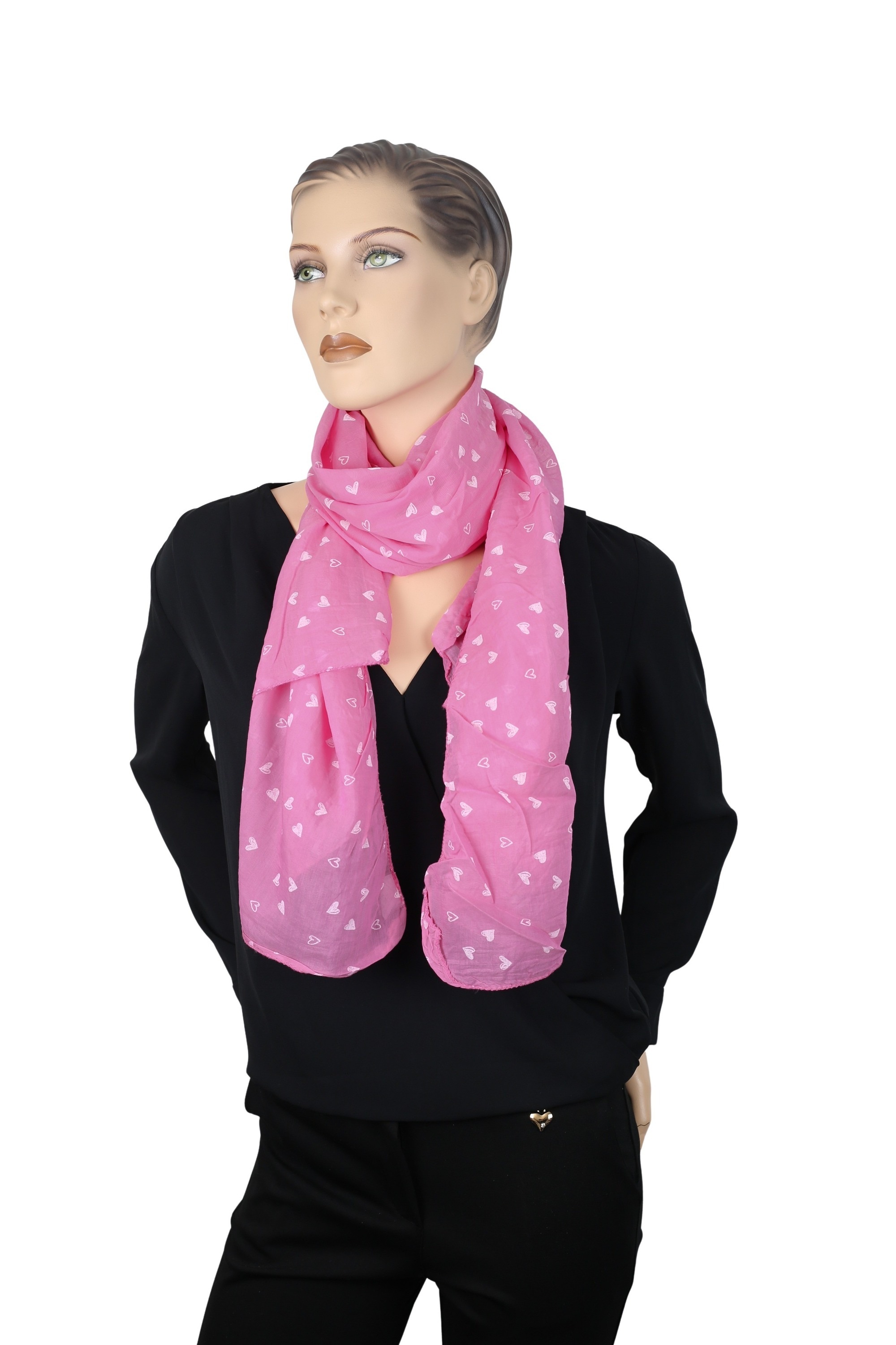 COLLEZIONE ALESSANDRO Modeschal »Sweetheart«, mit Allover Mini Herzen, Made in Italy
