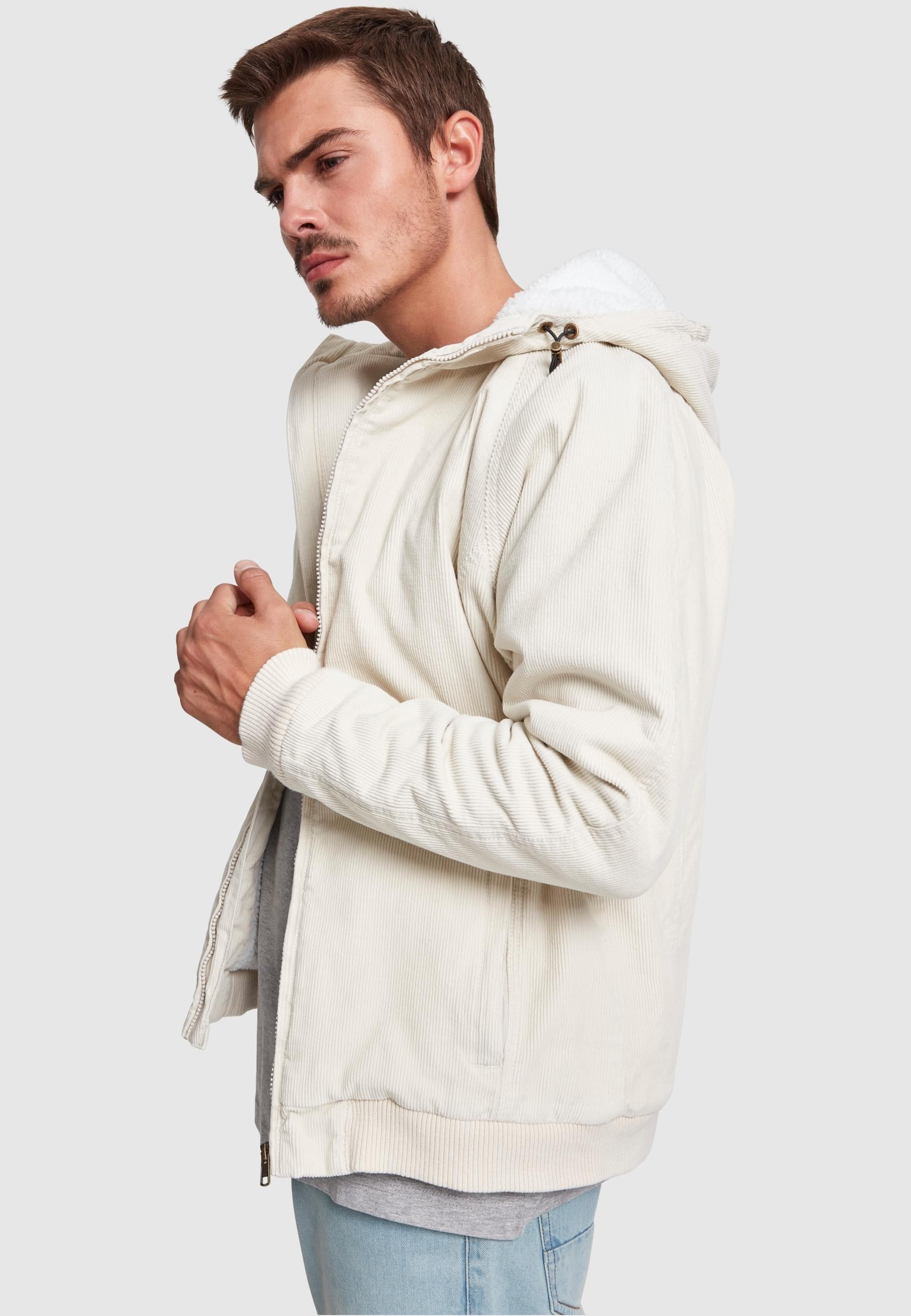 URBAN CLASSICS Winterjacke »Urban Classics Herren Hooded Corduroy Jacket«, (1 St.), mit Kapuze