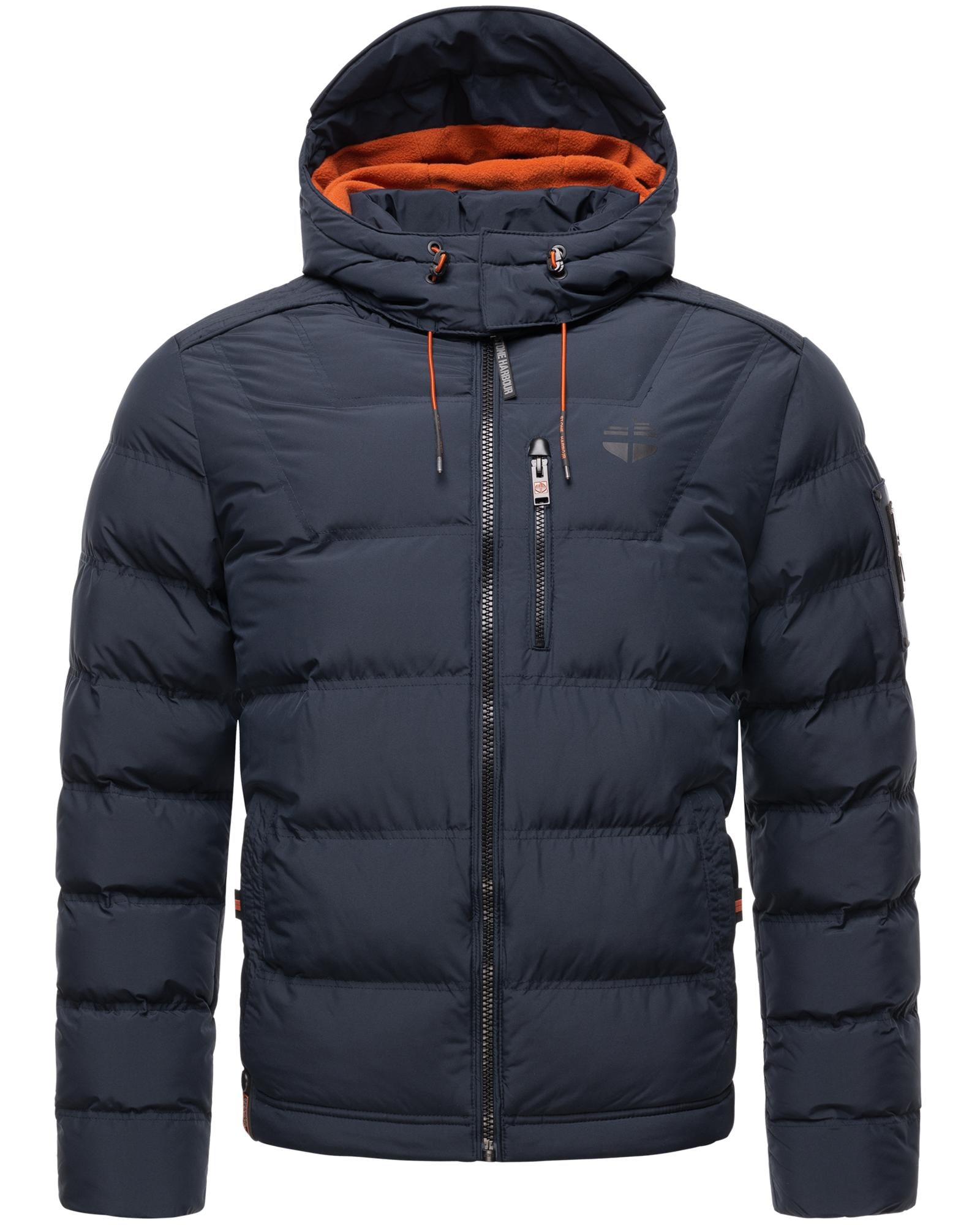 Stone Harbour Winterjacke »Arvidoo«, mit Kapuze, Modische Herren Winter Steppjacke