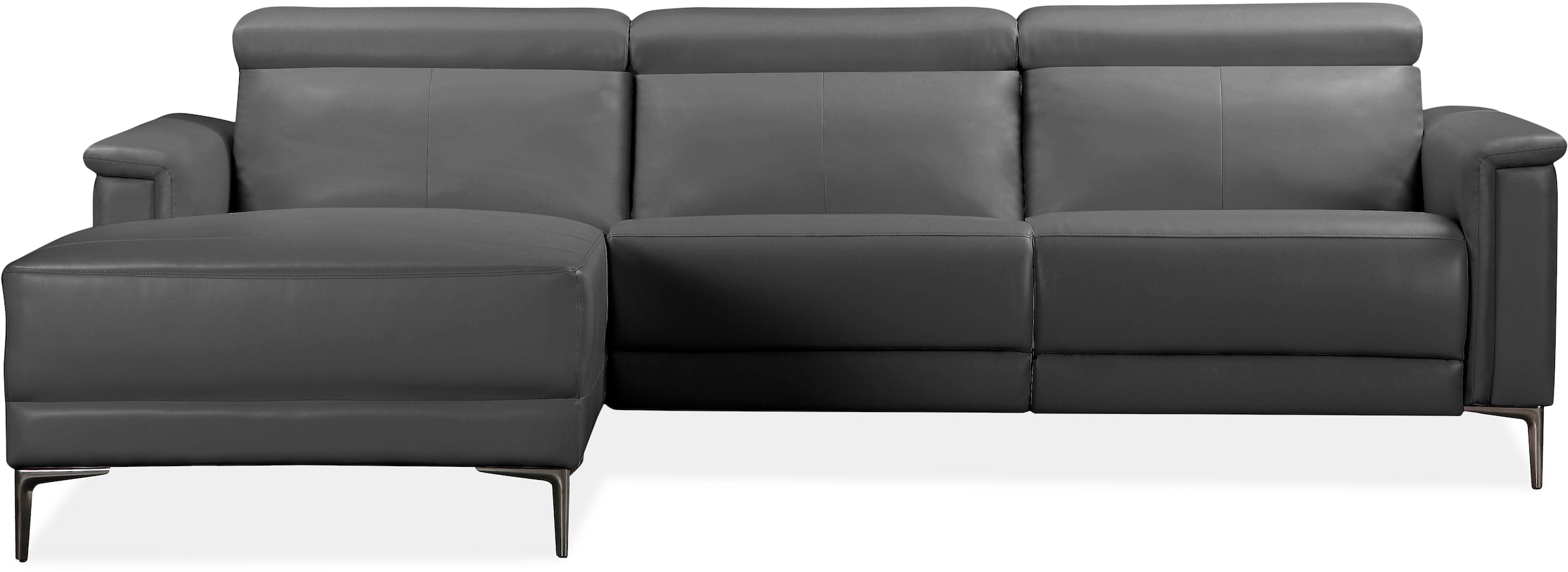 Home affaire Ecksofa "LUND, L-Form, 261cm, man. o. elektr. Relaxfunktion (m günstig online kaufen