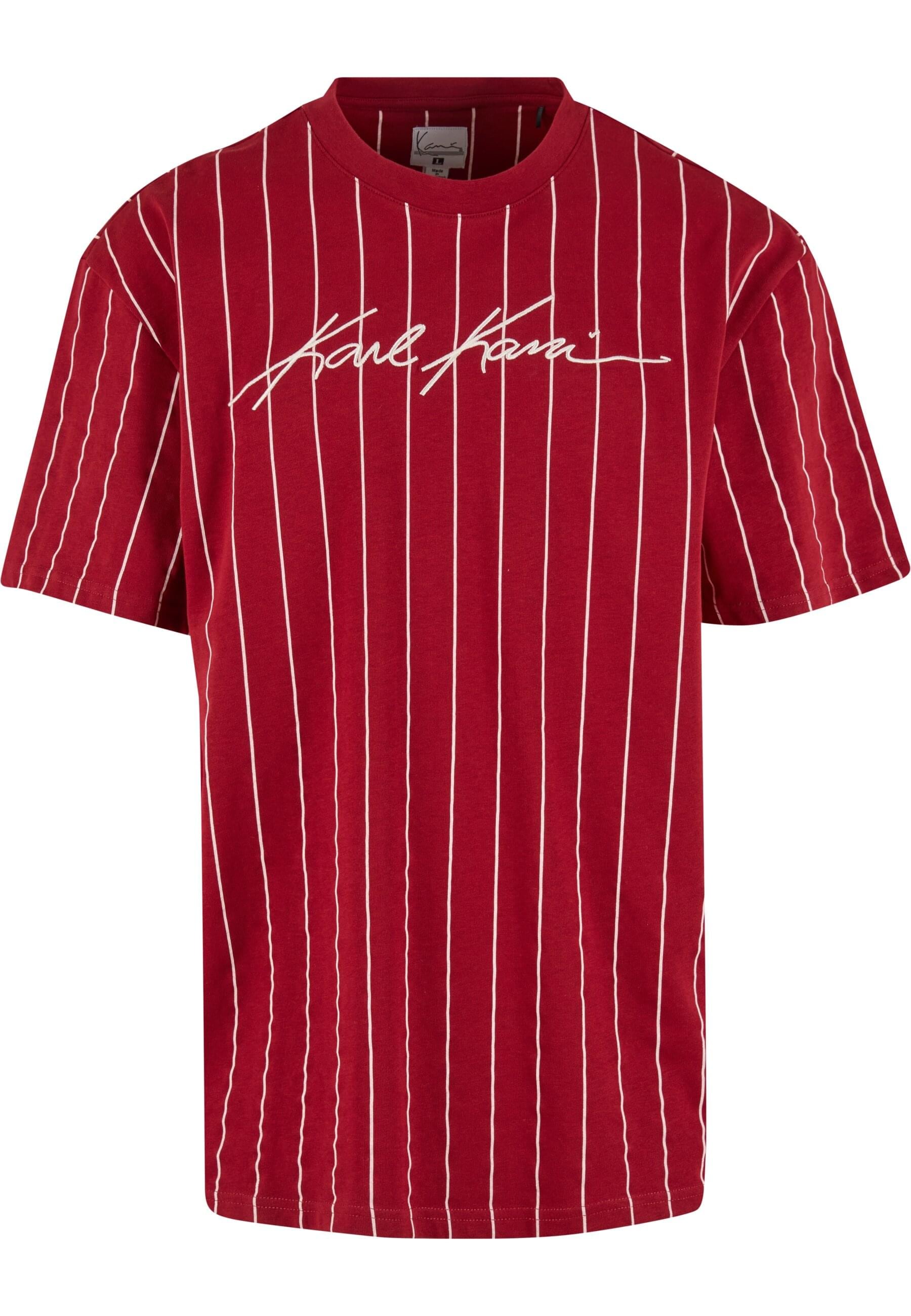 Karl Kani T-Shirt "Karl Kani Autograph Pinstripe Jersey Boxy T-Shirt", 1 St günstig online kaufen