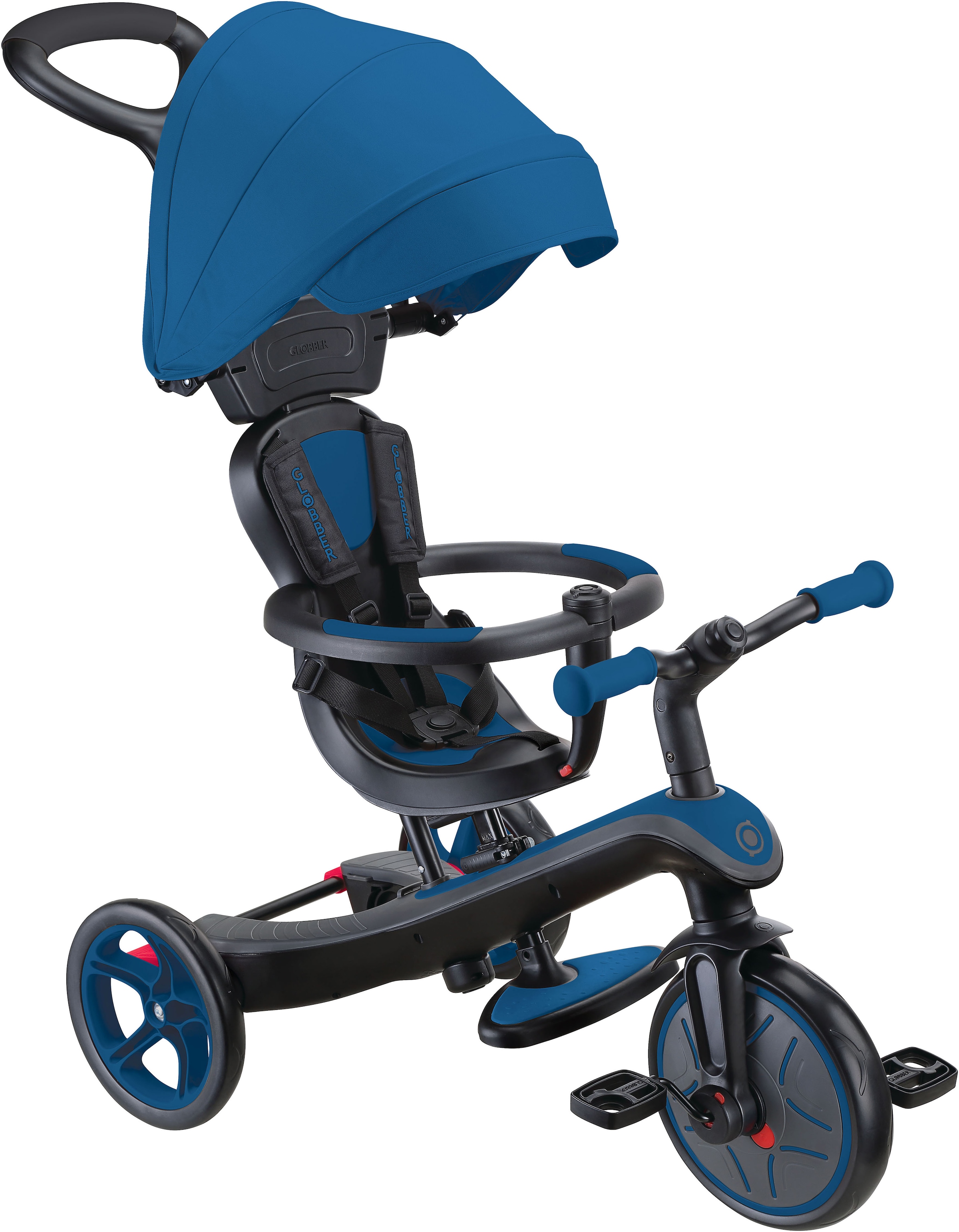 "Dreirad GLOBBER ""EXPLORER TRIKE 4in1"", blau, Dreiräder, Kinder"