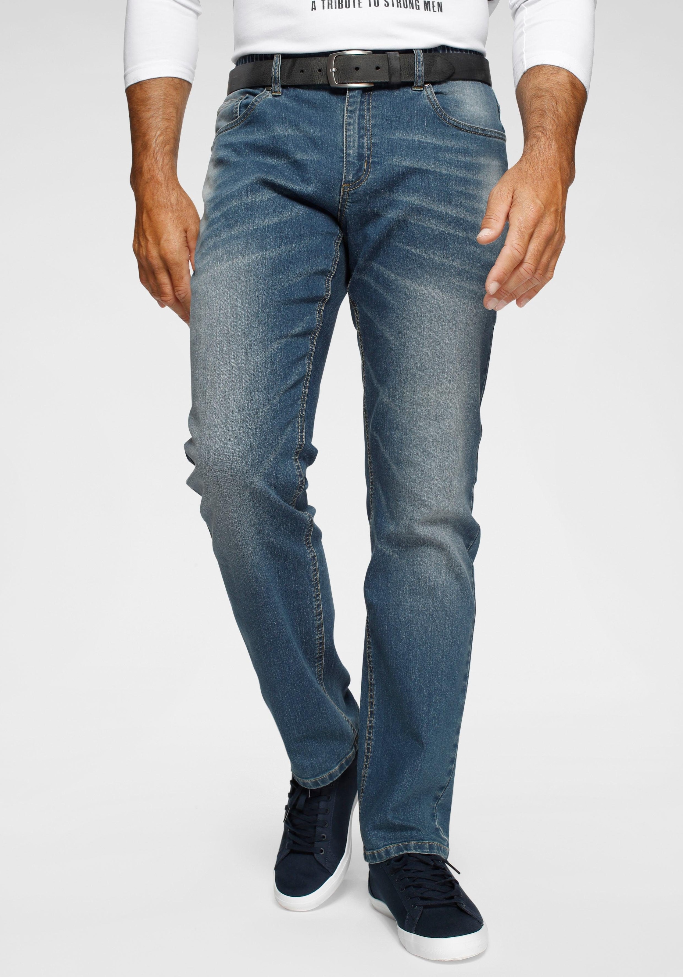 Dehnbund-Jeans »Paul«, elastischer Dehnbund, Comfort-Fit, gerader Beinschnitt