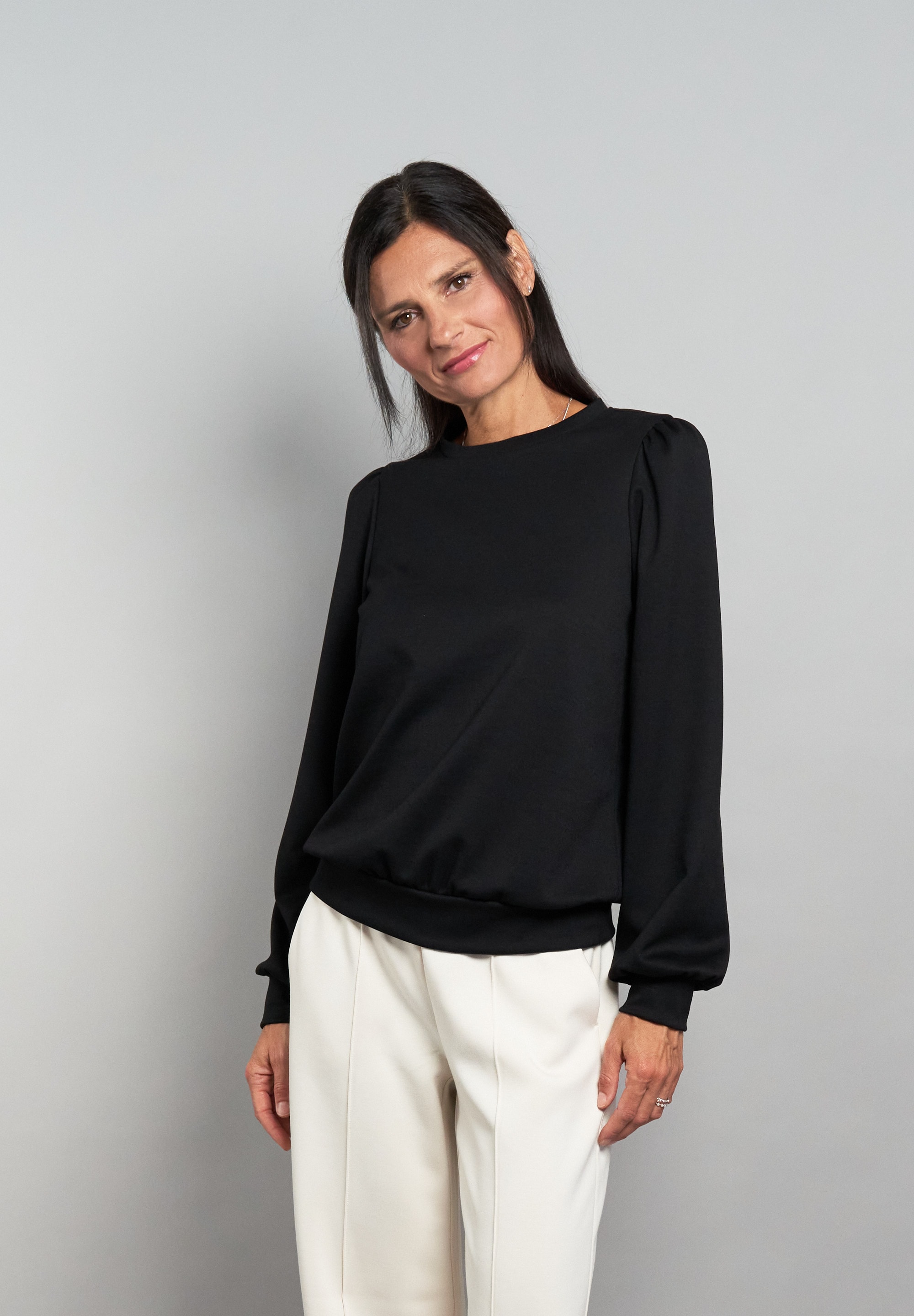 Seidel Moden Langarmshirt "Exklusiv bei OTTO" mit Puffärmel - MADE IN GERMA günstig online kaufen