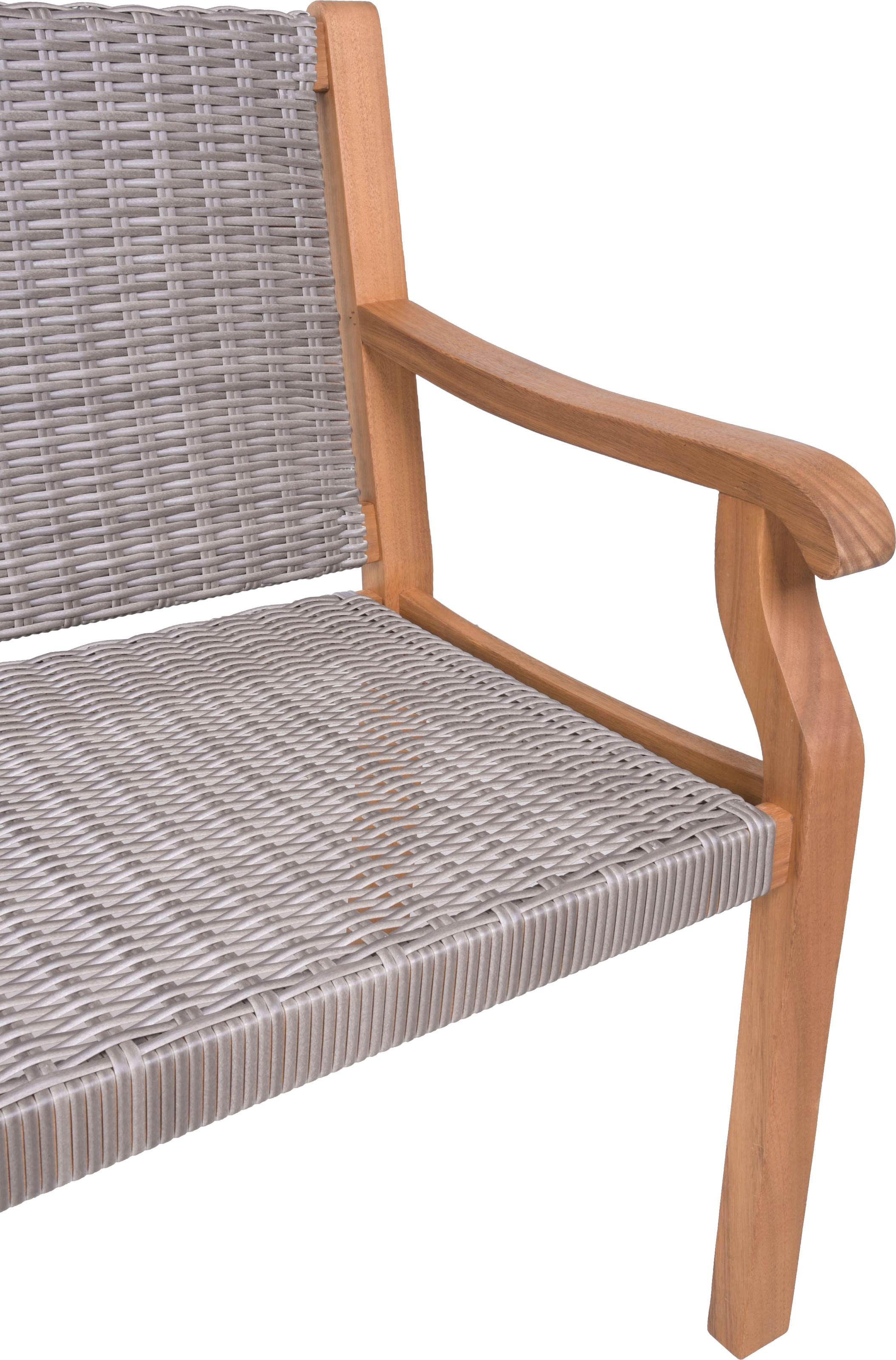 Gartenbank GARDEN PLEASURE "Bank ROSARIO", grau (grau, braun), B:60cm H:90cm T:120cm, FSC-zertifiziertes Massivholz, Sitzbänke, Gartenbank, BxTxH: 60x120x90 cm 2