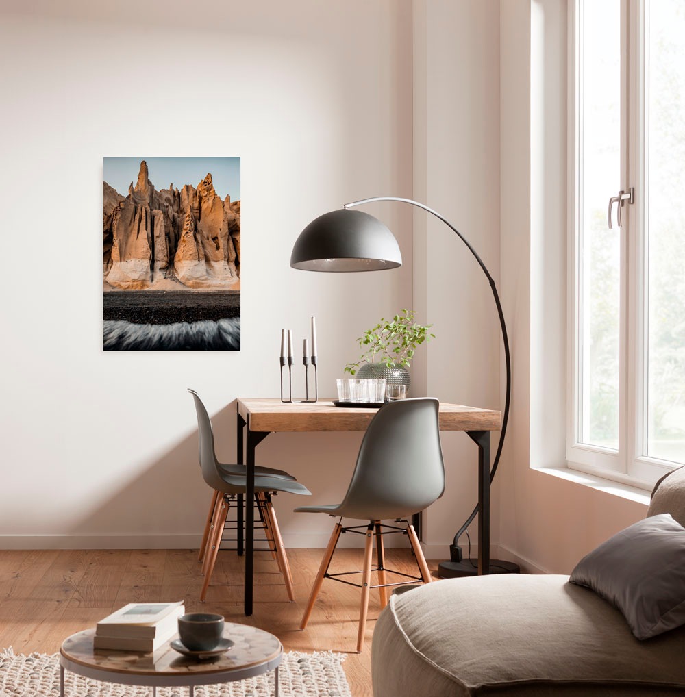 Komar Leinwandbild "Stone Towers - Größe 40 x 60 cm", Baum-Blätter-Natur-Be günstig online kaufen