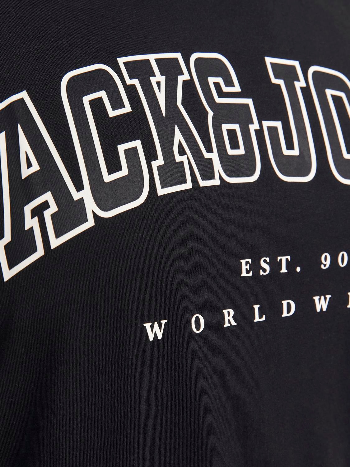 Jack & Jones PlusSize T-Shirt »JJECALEB VARSITY TEE SS O-NECK NOOS PLS«