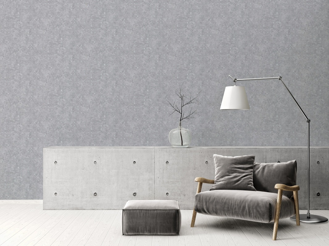 Living Walls Vliestapete "Stories Of Life Geometrische Tapete Grau Silber Muster" Motiv Geometrisch Grafisch Aufgeschäumt Vintage Vliestapete Für