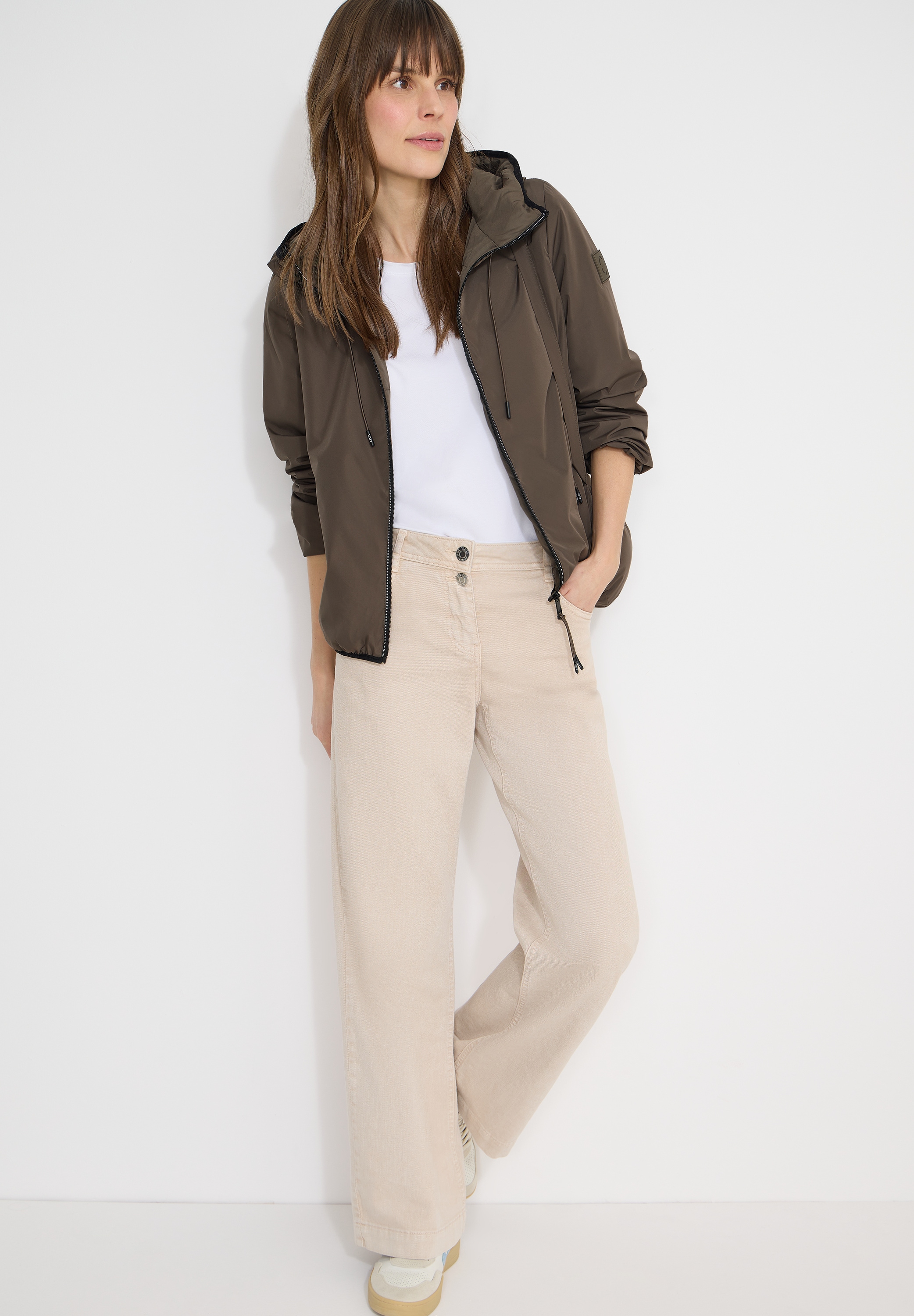 Cecil Windbreaker mit Kapuze mit Kapuze mit Tunnelzugband