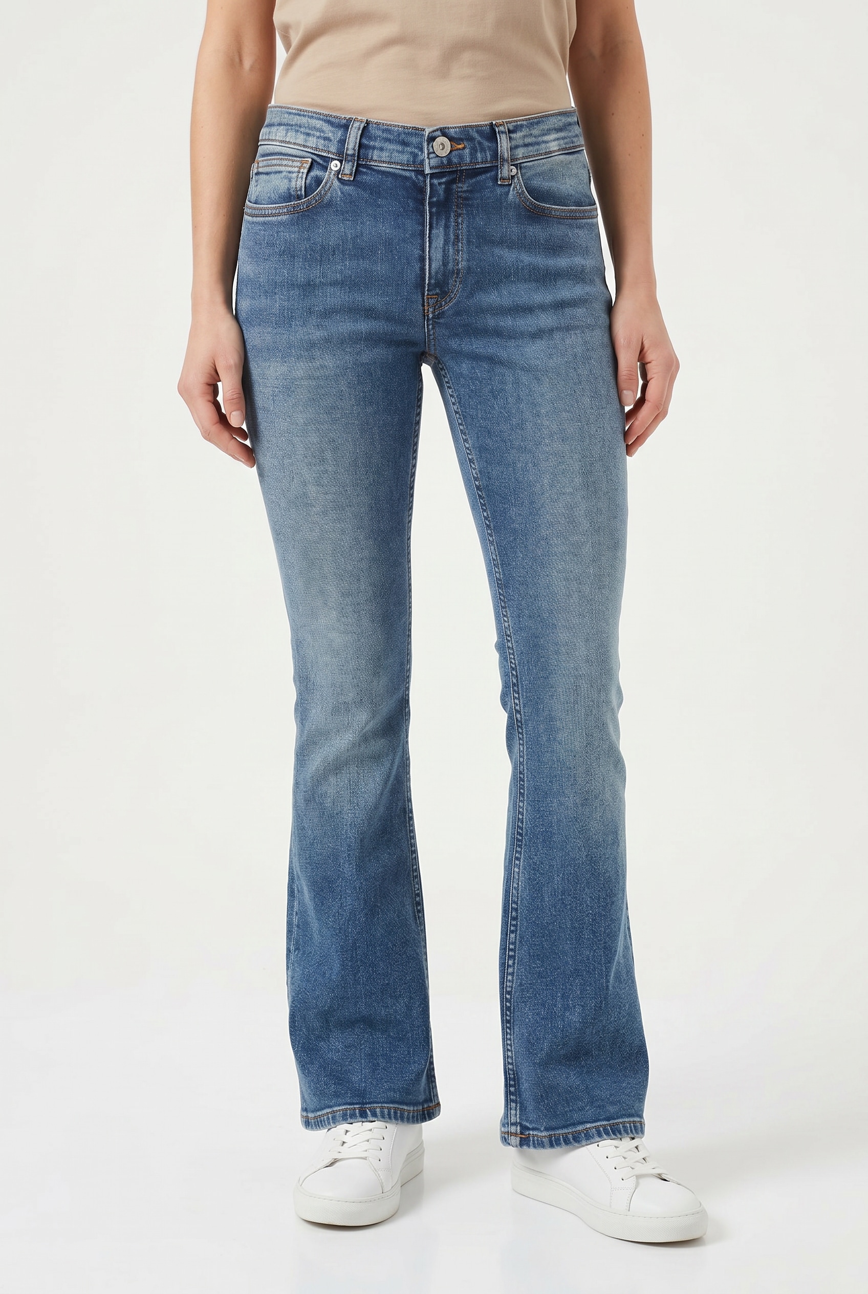 HUGO Bootcut-Jeans "Getti" Ausgestelltes Bein, elastisches Denim