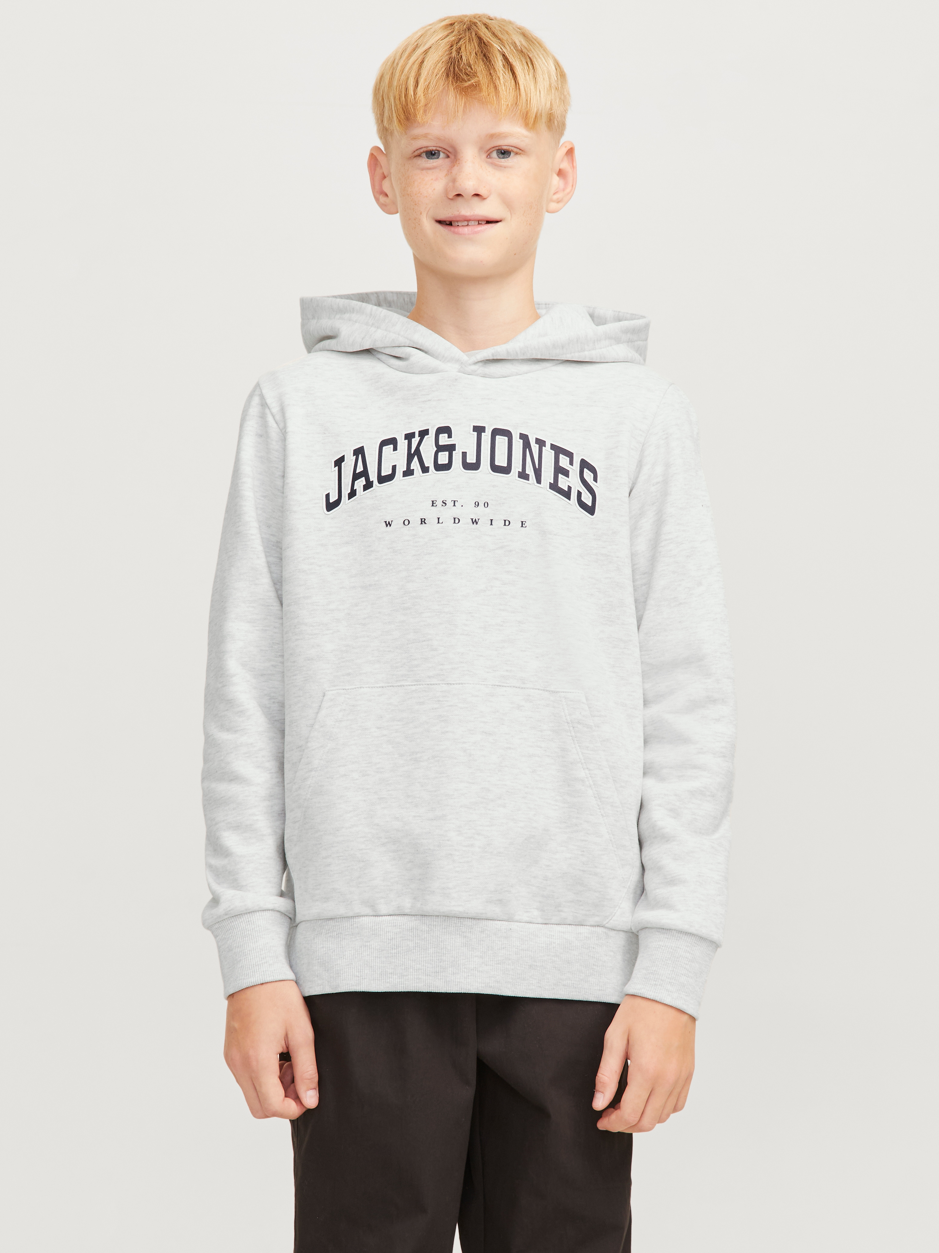Jack & Jones Junior Kapuzensweatshirt "JJECALEB VARSITY SWEAT HOOD NOOS JNR"