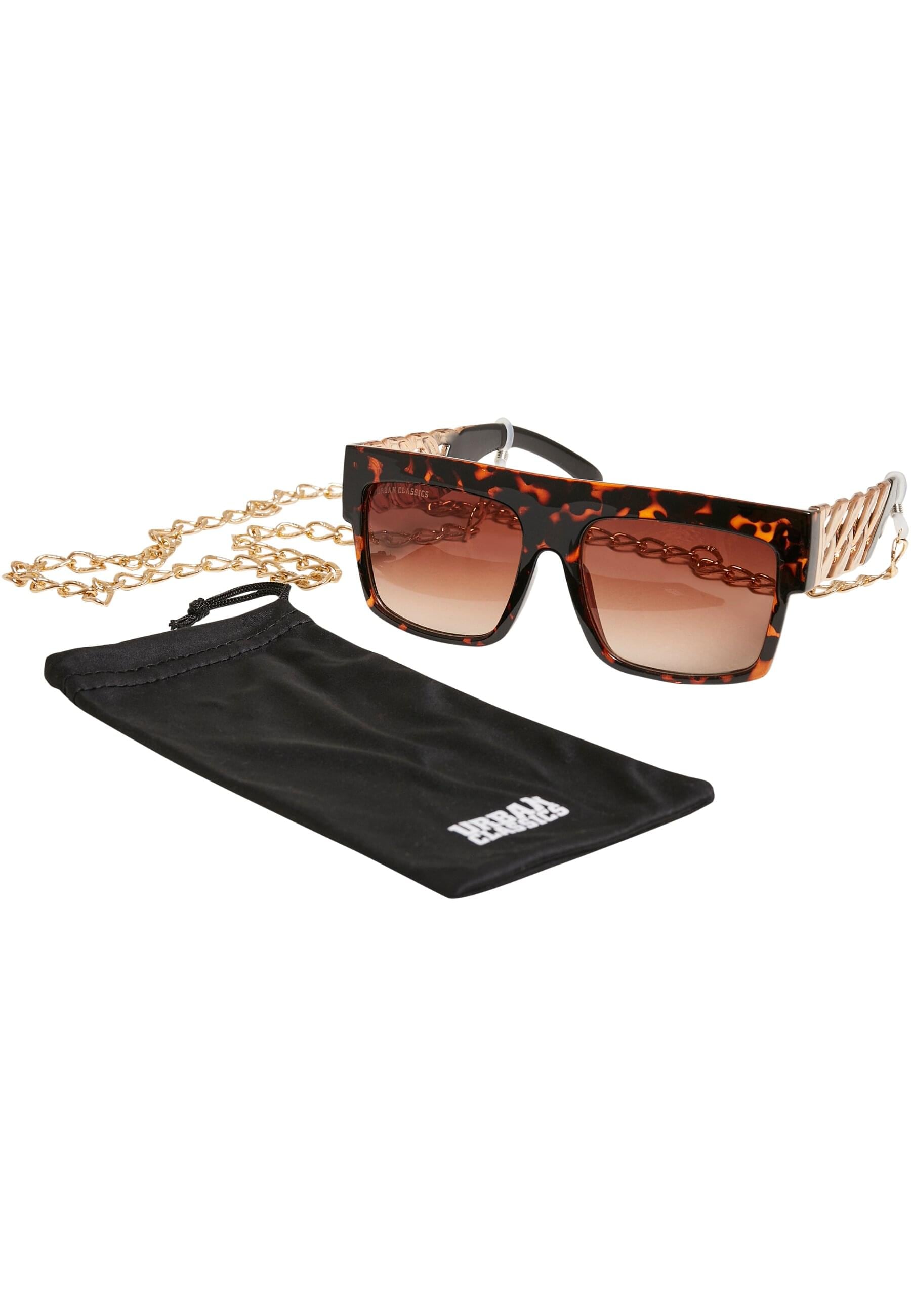 URBAN CLASSICS Sonnenbrille »Urban Classics Unisex Sunglasses Zakynthos with Chain«