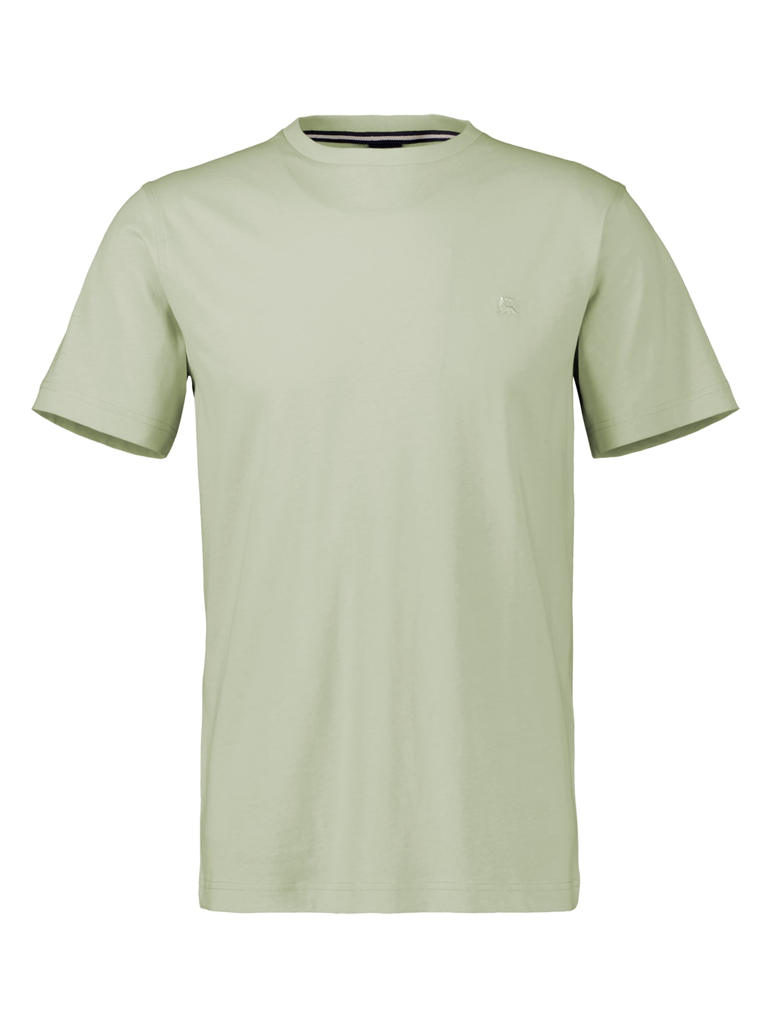 T-Shirt LERROS "Basic T-Shirt in Grossen Grössen", Herren, Gr. 5XL, grün (bleached olive), 100% Baumwolle, Rundhals, Shirts T-Shirt